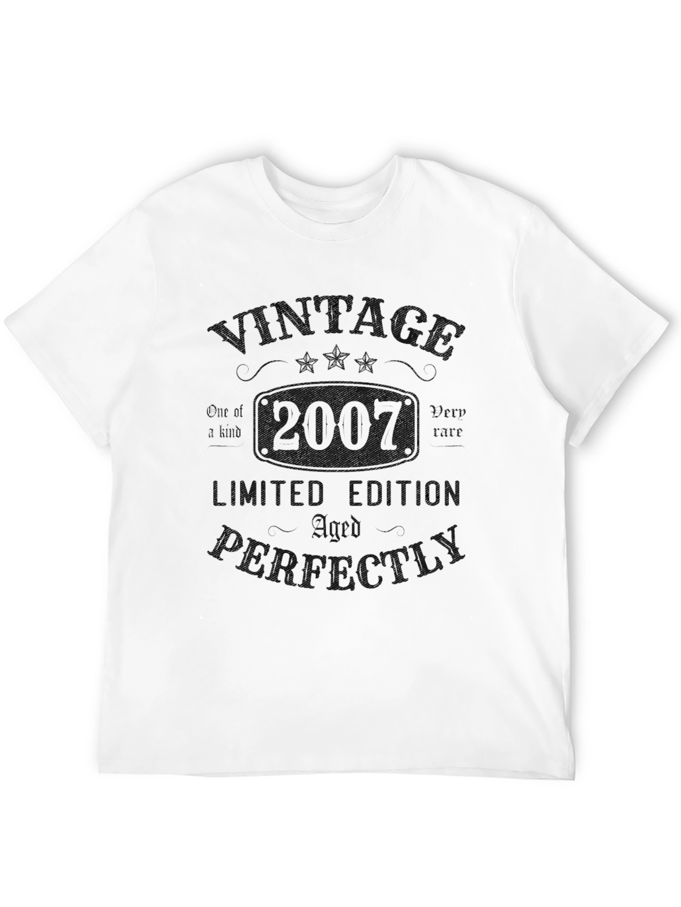 Black Vintage 2007 Limited Edition Aged Perfectly T-Shirt view 12