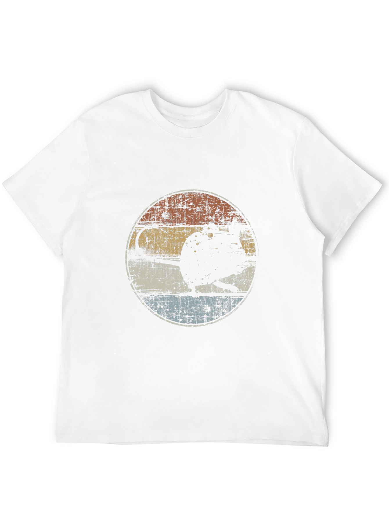 Black Vintage Opossum Graphic Tee - Retro Style view 12