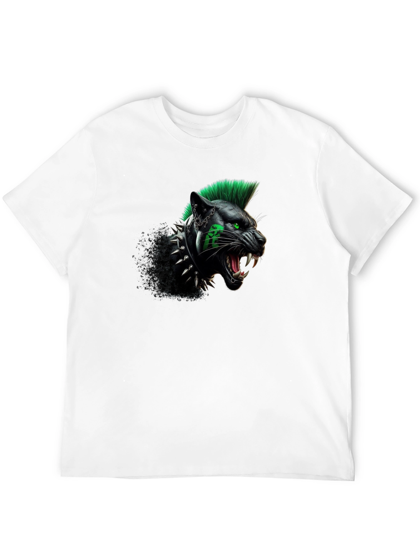 Black Punk Panther Graphic Tee - Unleash Your Wild Side view 12