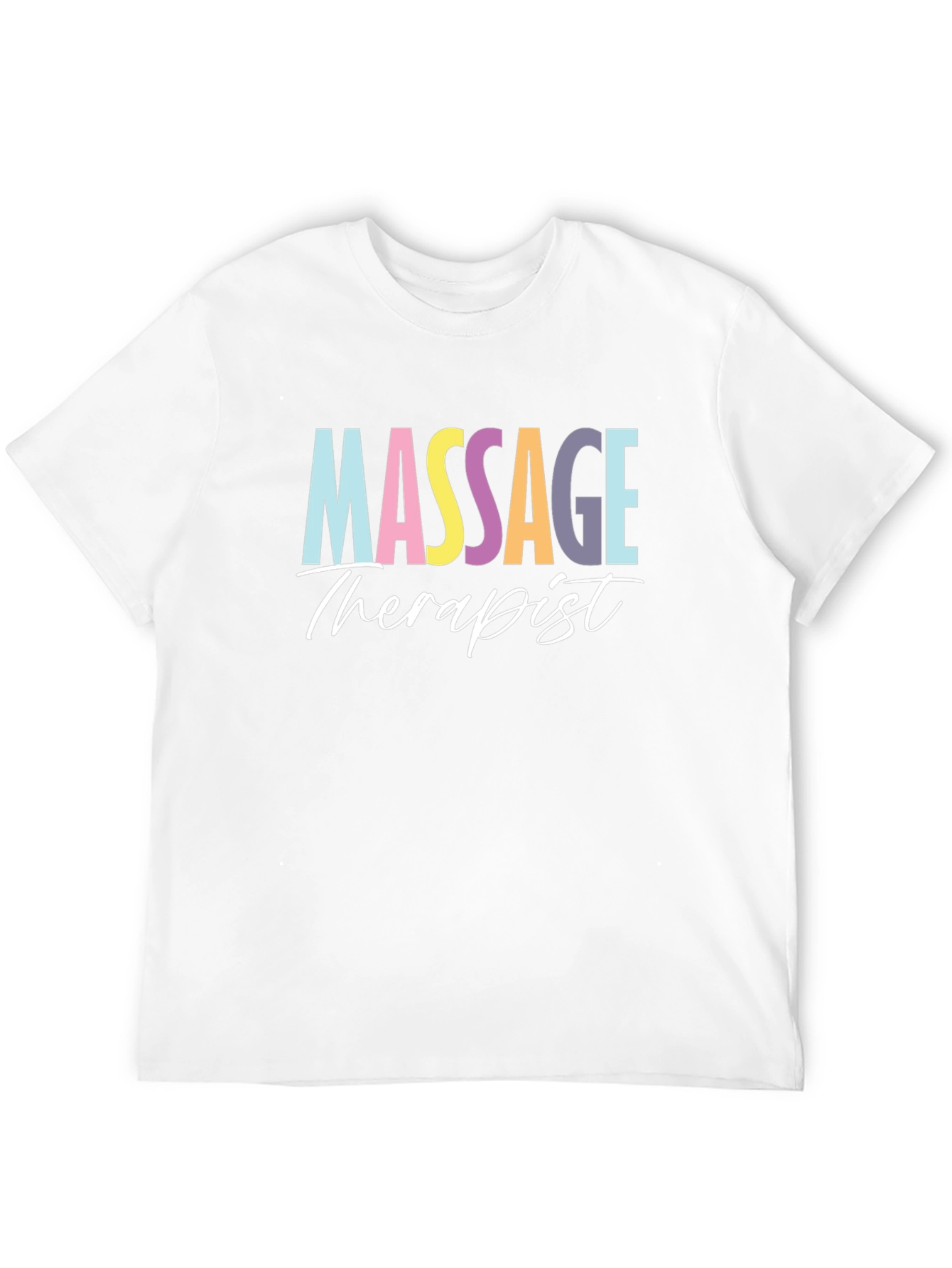 Black Massage Therapist T-Shirt - Soft Cotton Tee view 12