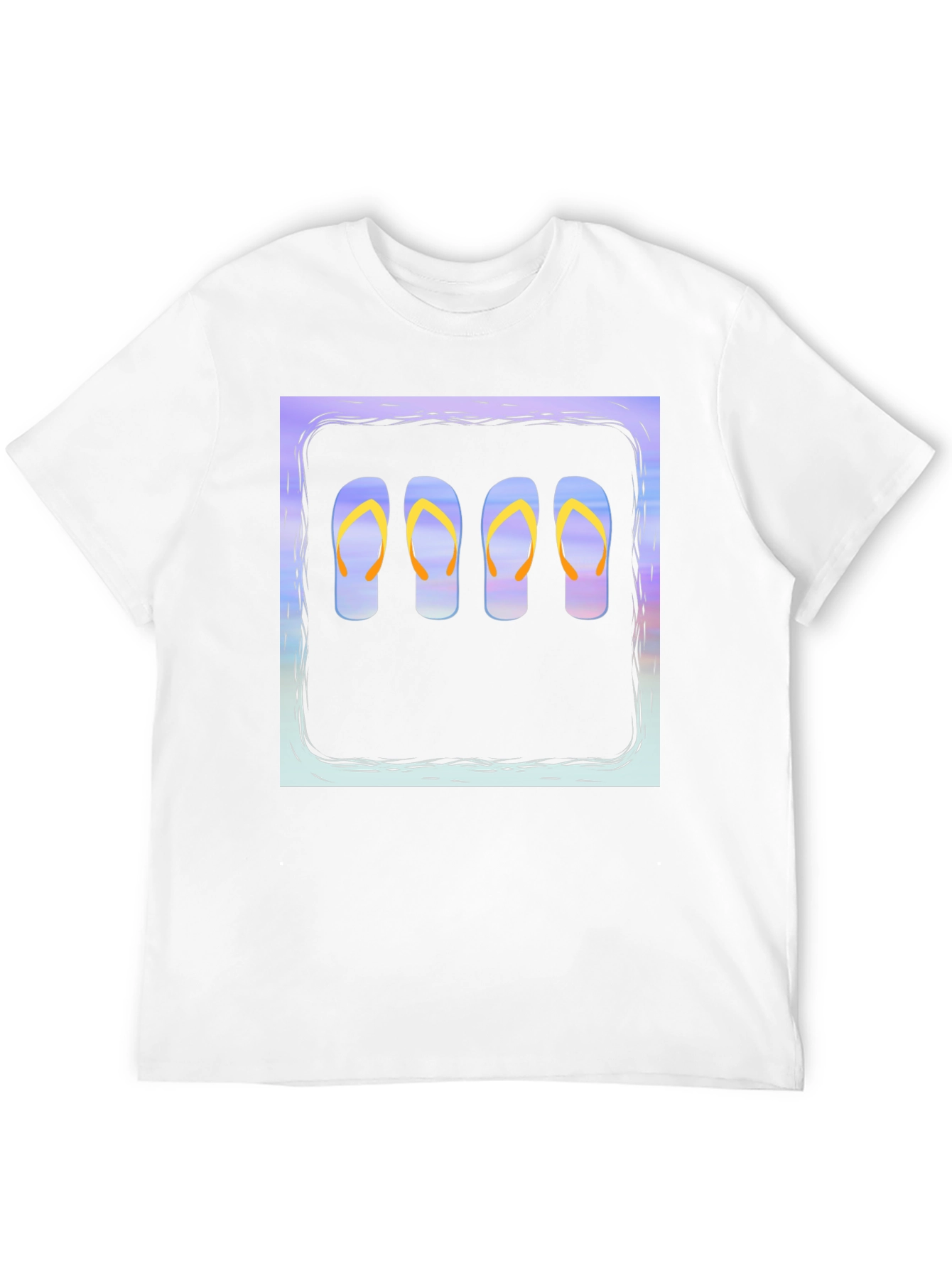 Black Flip Flop Graphic Tee - Vacation Vibes! view 12