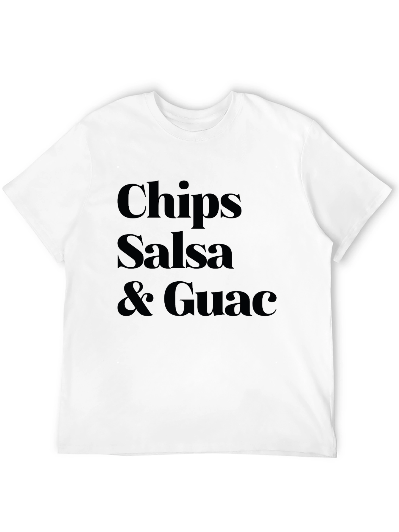 Black Chips Salsa & Guac Black Graphic T-Shirt view 12