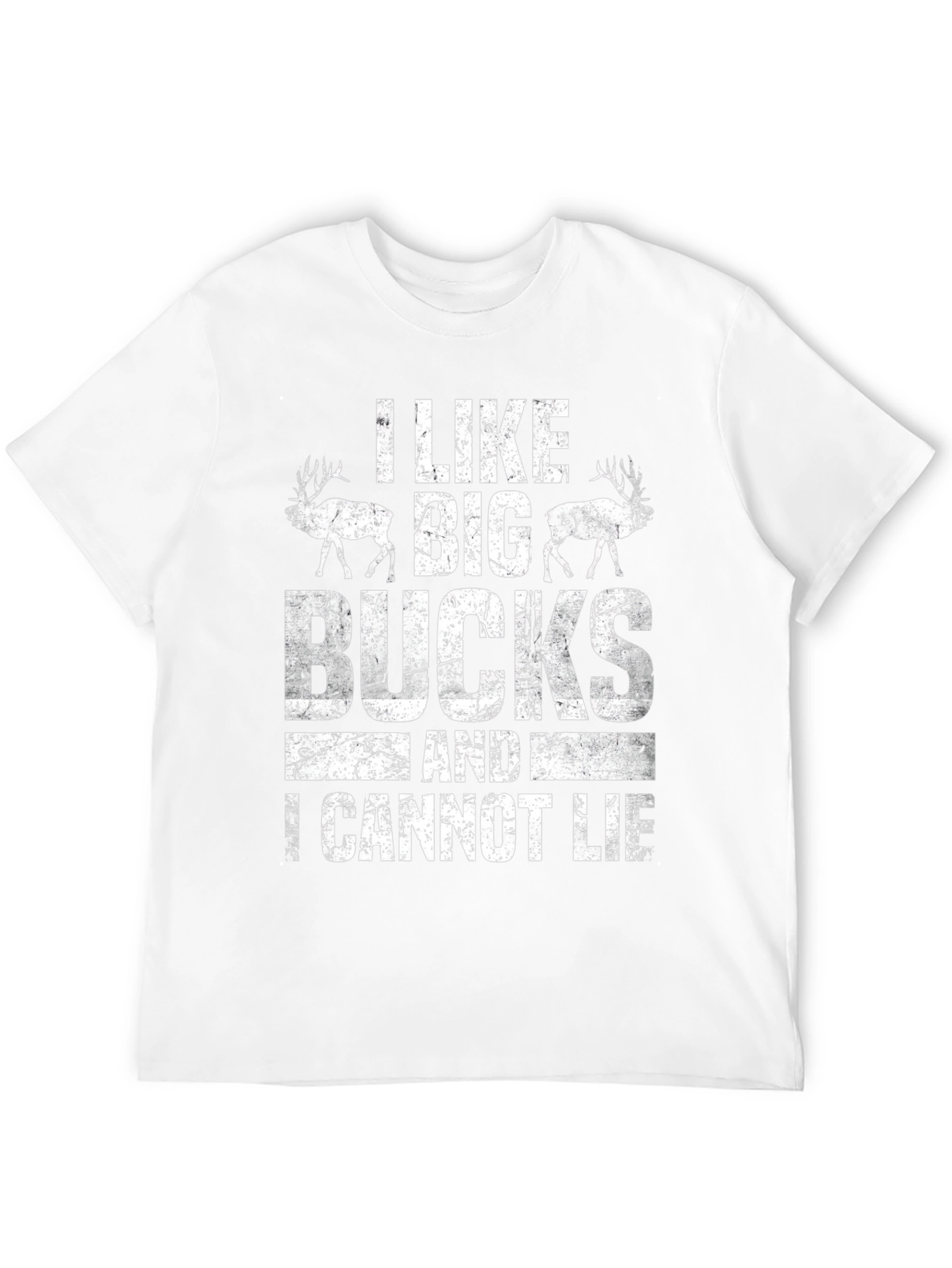 Black I Like Big Bucks Men's Graphic T-Shirt view 12