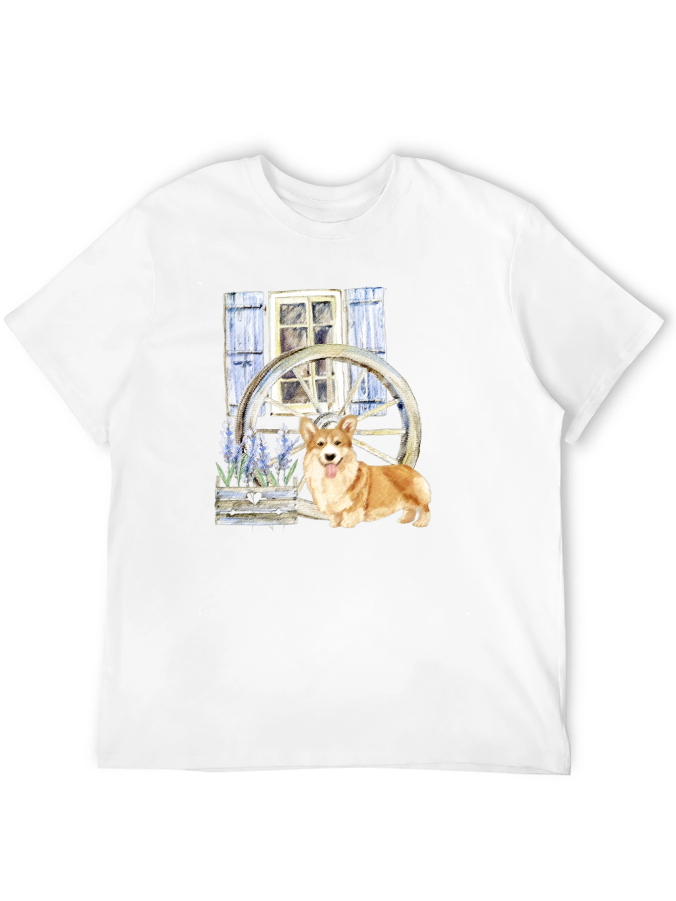 Black Corgi Wheel Window Tee view 12