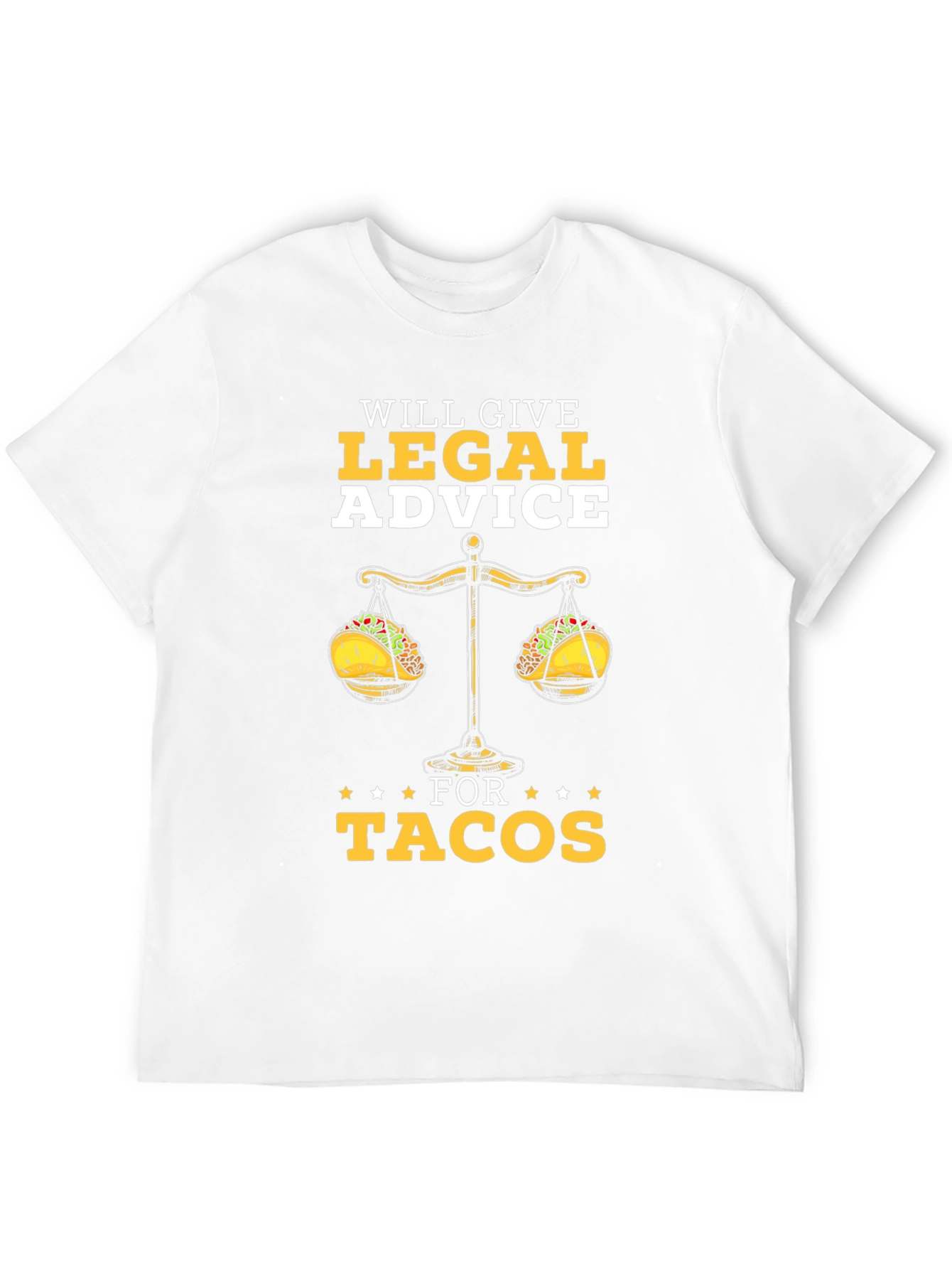 Black Legal Advice for Tacos T-Shirt view 12