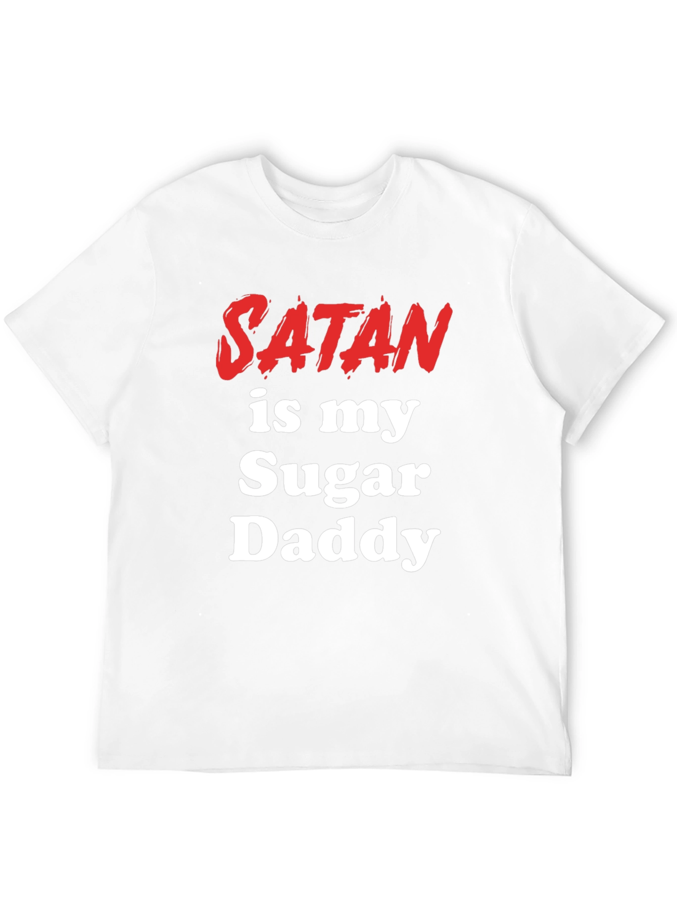 Black Satan Is My Sugar Daddy T-Shirt - Bold Graphic Tee view 12