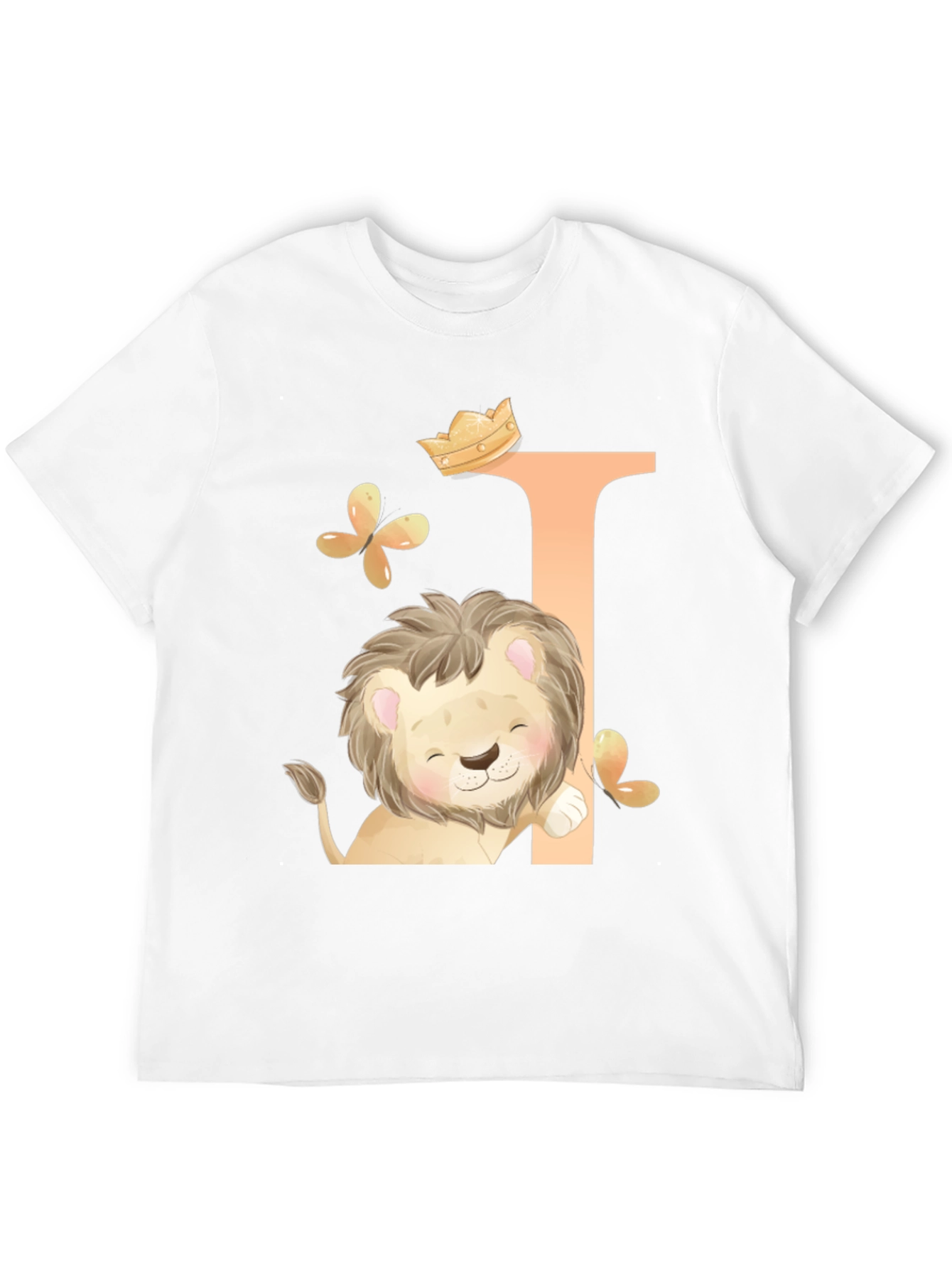 Black Cute Lion King Black T-Shirt view 12