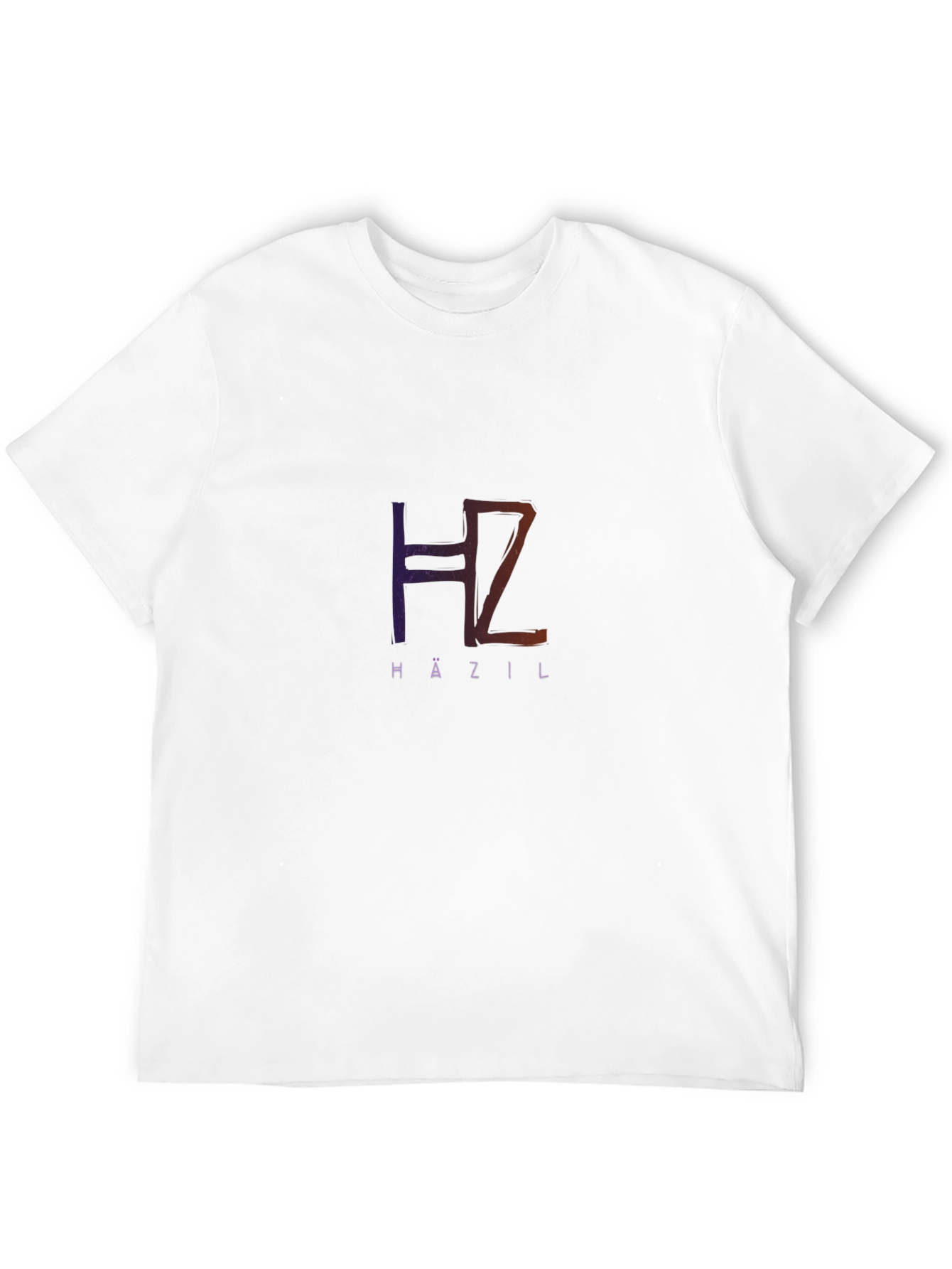Black HZ Hazil Gradient Graphic Black Tee view 12