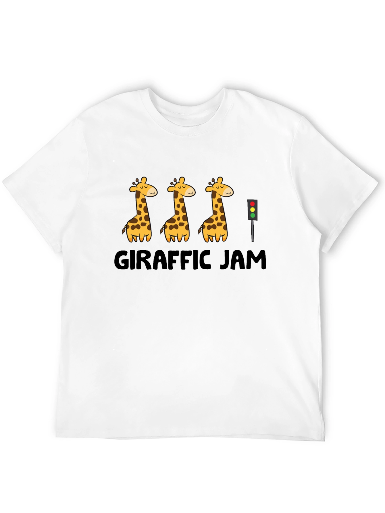 Black Giraff Traffic Jam Black T-Shirt view 12