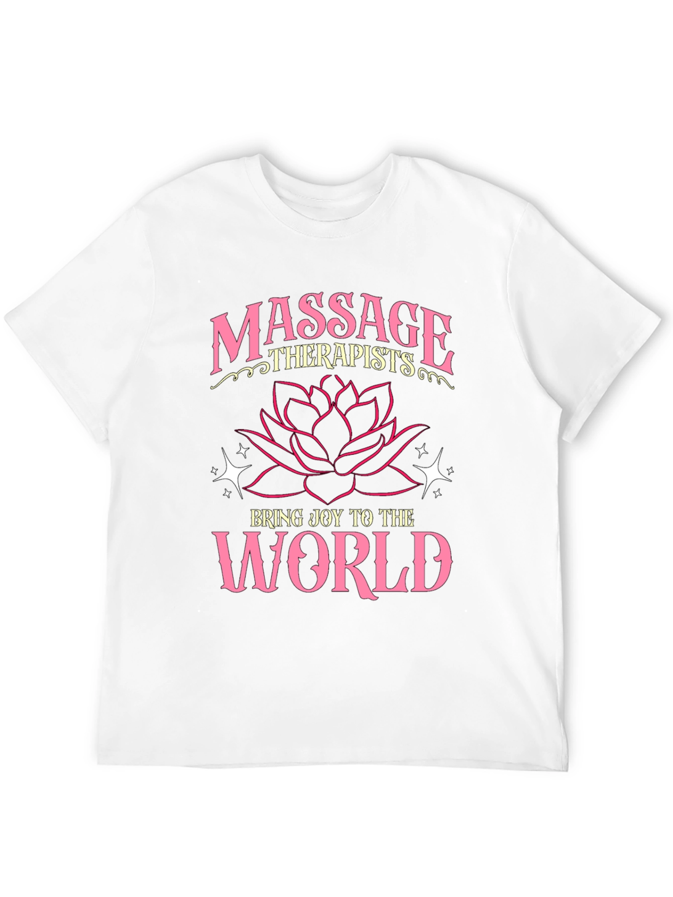 Black Massage Therapists Joyful Graphic T-Shirt view 12