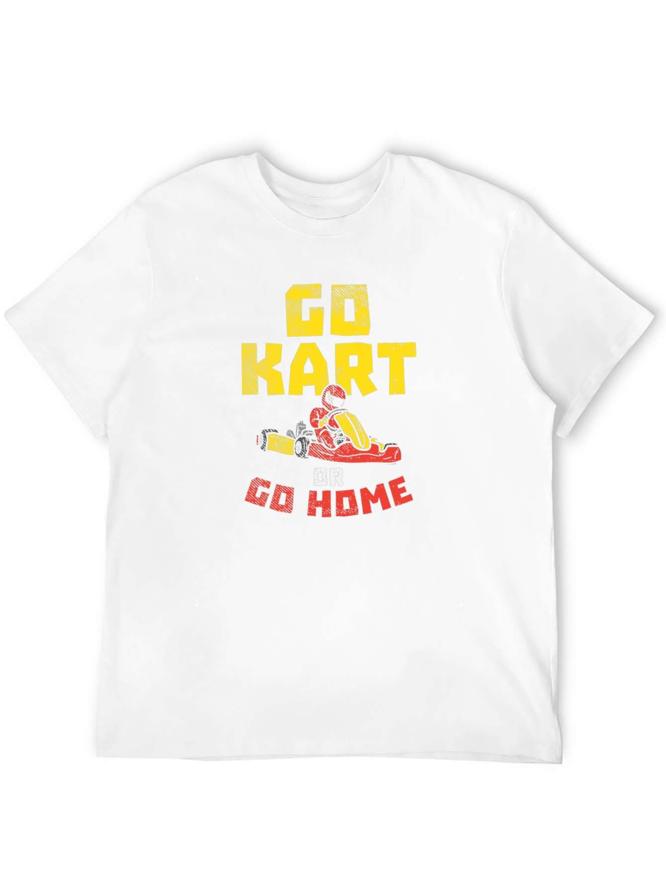 Black Go Kart or Go Home T-Shirt view 12