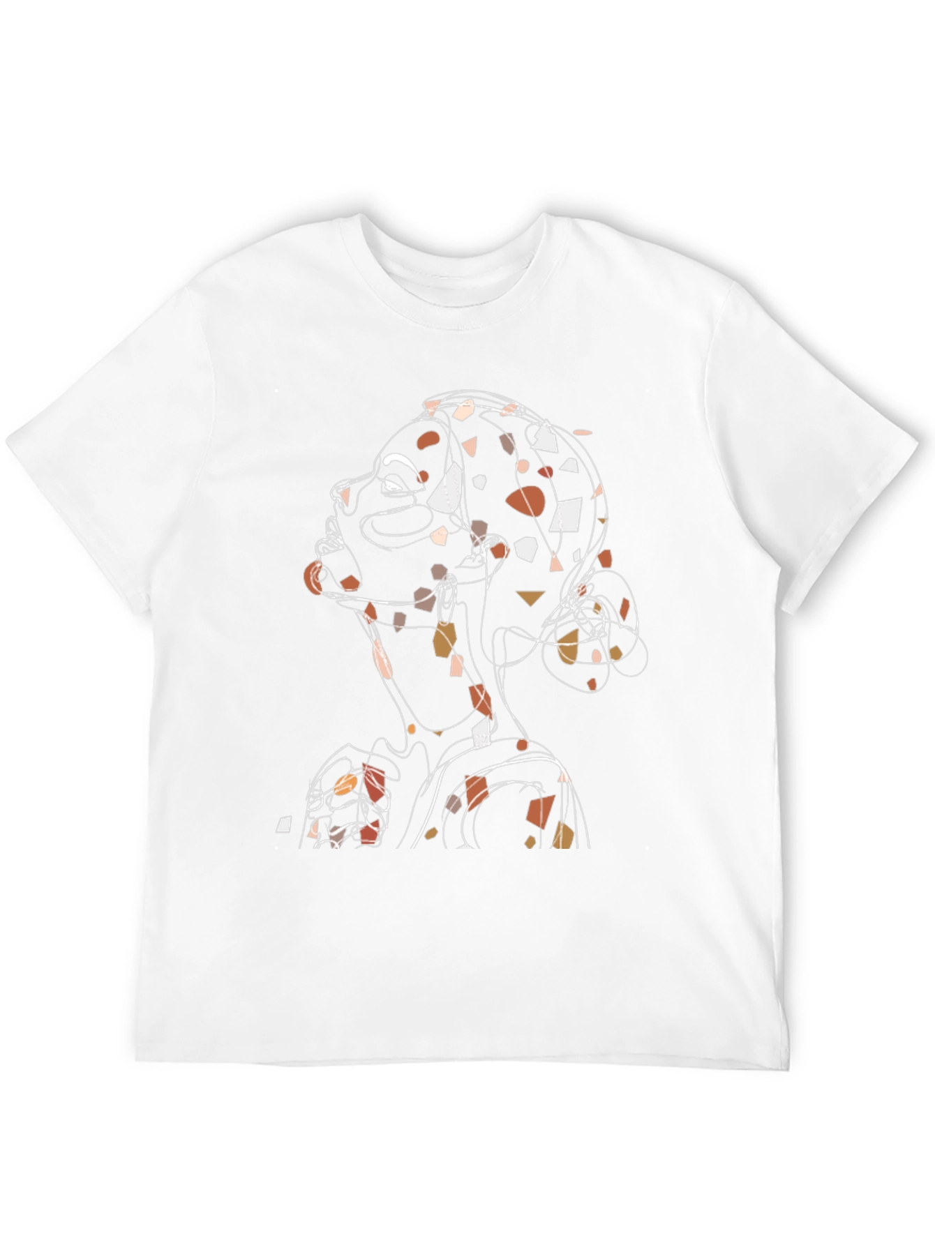 Abstract Woman Graphic Tee - Unique Art Print - 12