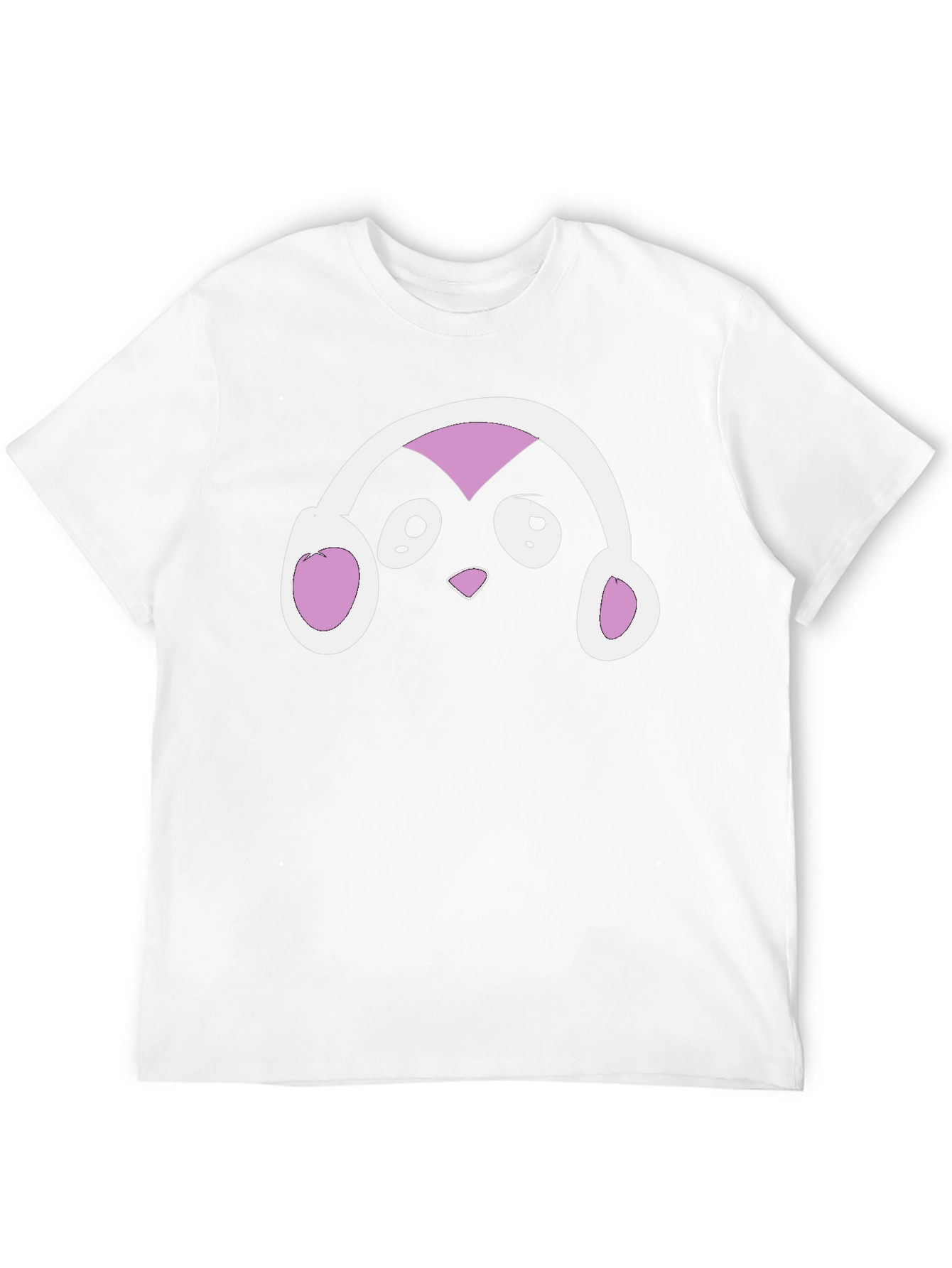 Black Cute Penguin DJ Graphic T-Shirt view 12