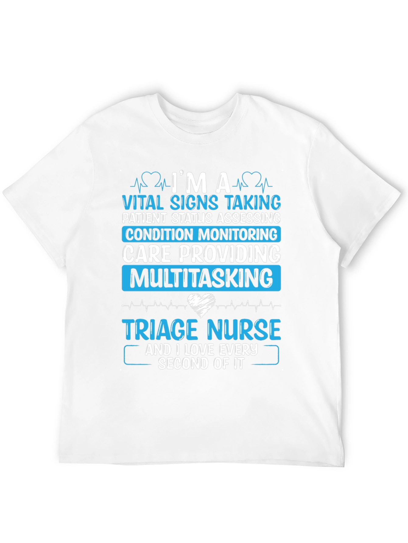 Black Triage Nurse Graphic T-Shirt view 12
