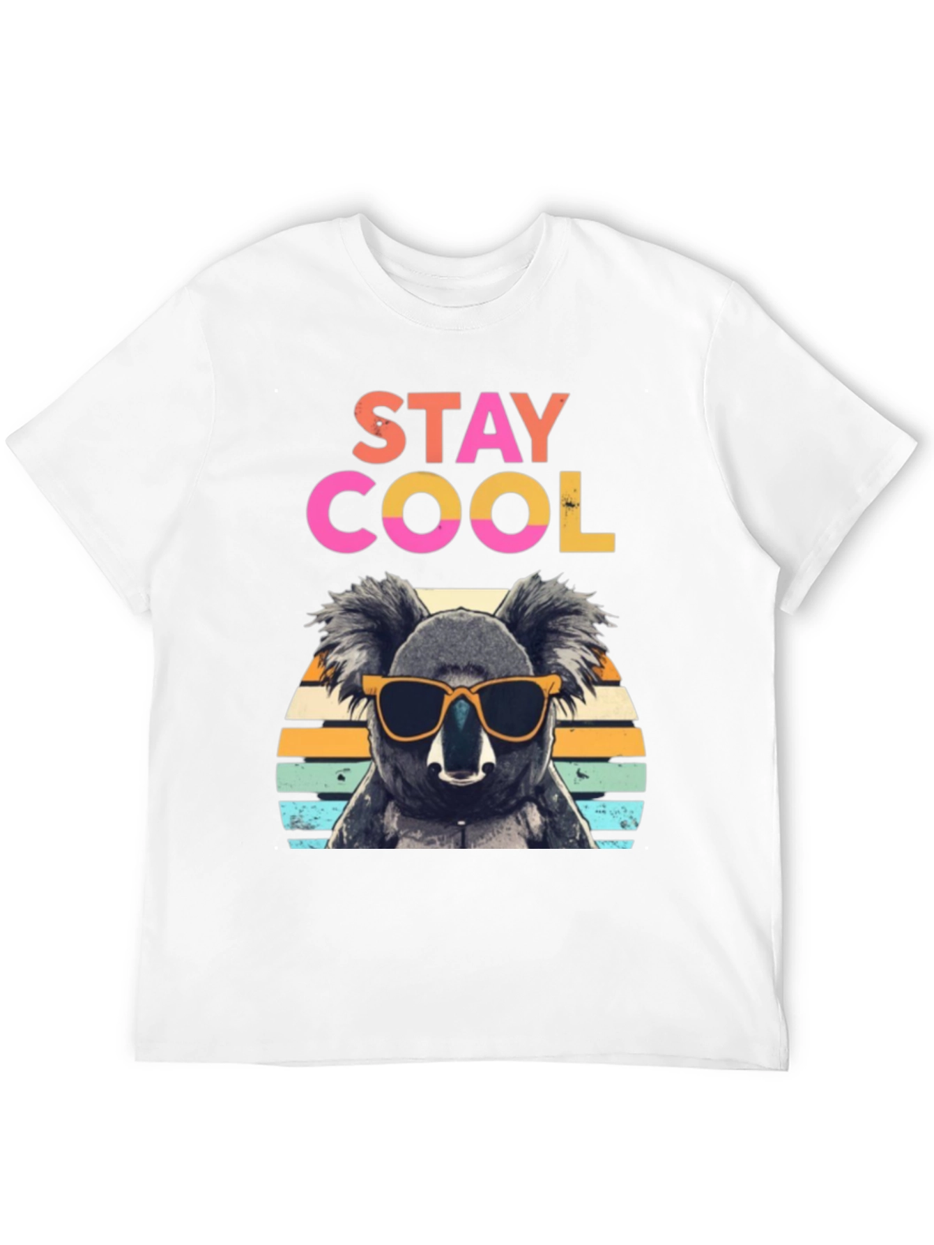 Black Stay Cool Koala Graphic Tee - Trendy Comfort view 12