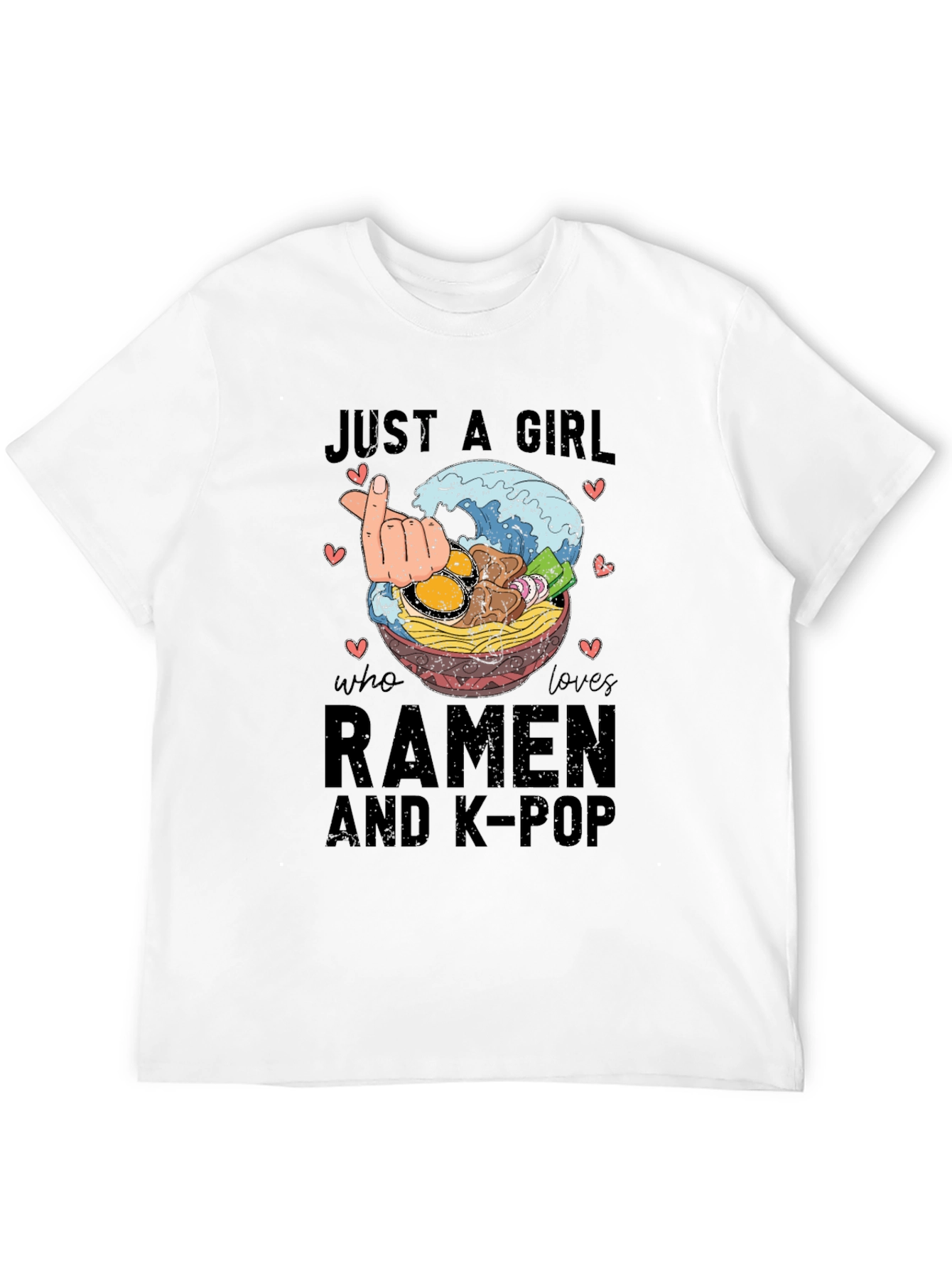 Black Ramen & K-Pop Graphic Tee view 12