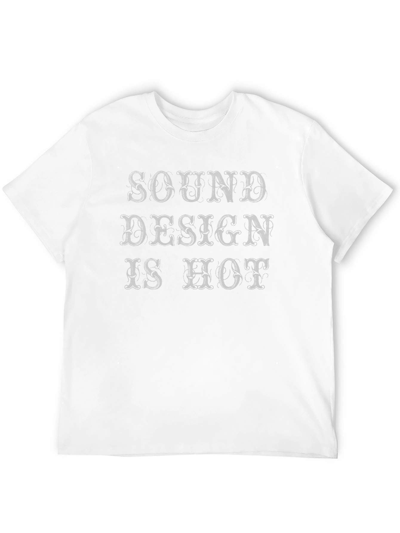Black Sound Design Is Hot Graphic T-Shirt view 12