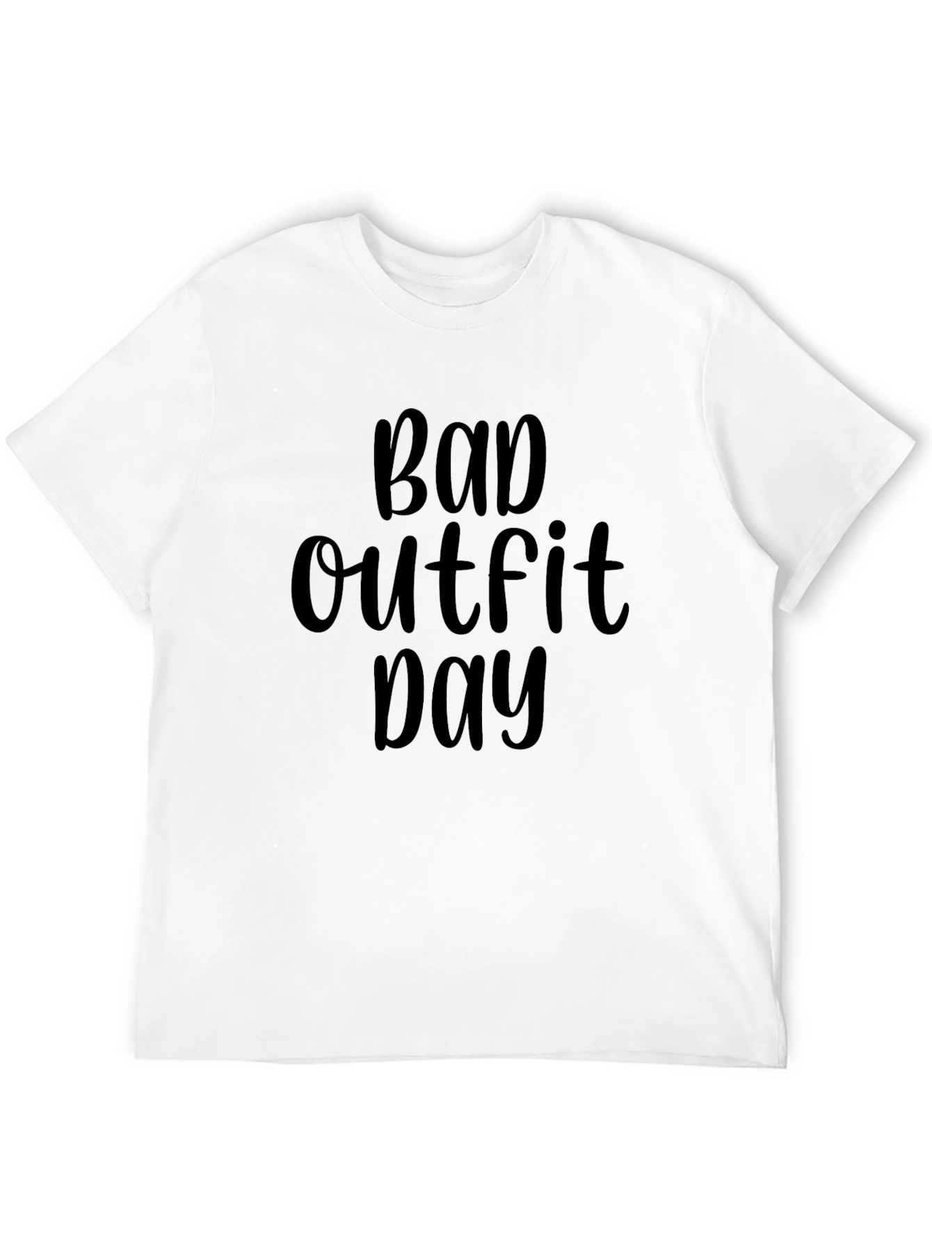 Black Bad Outfit Day Graphic Tee - Comfort and Style view 12