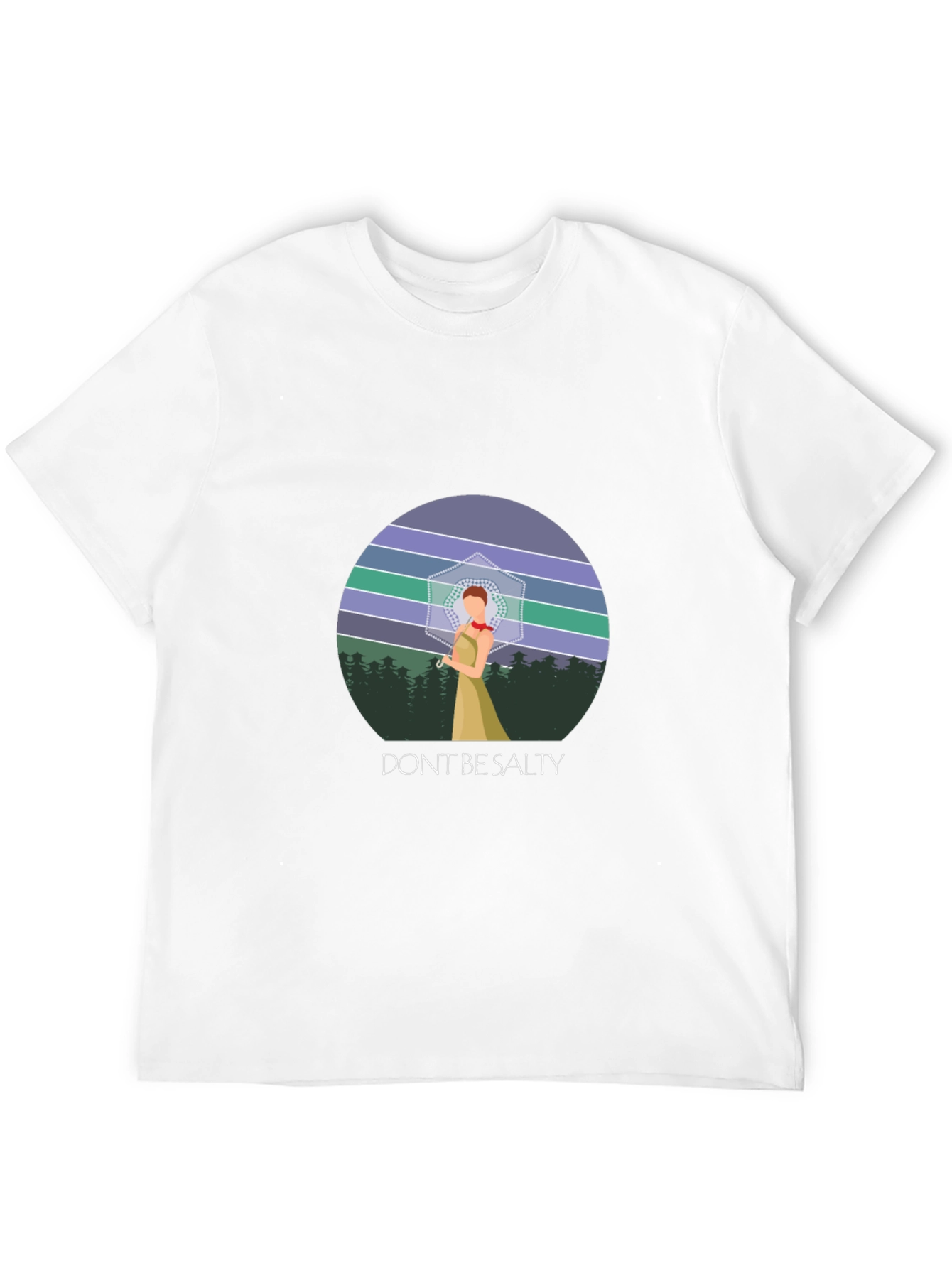 Black Don't Be Salty Graphic T-Shirt view 12