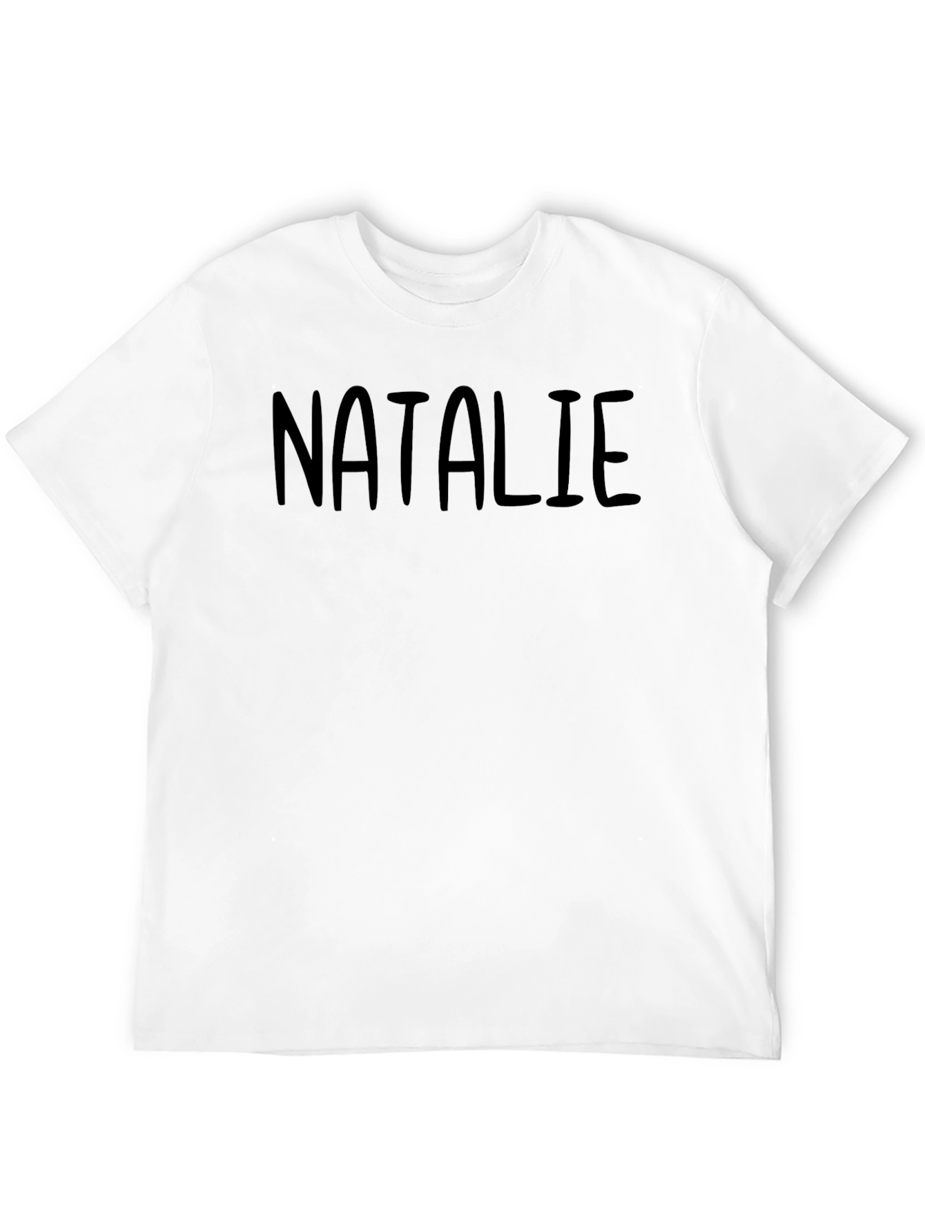 Black Natalie T-Shirt - Classic Black Tee view 12