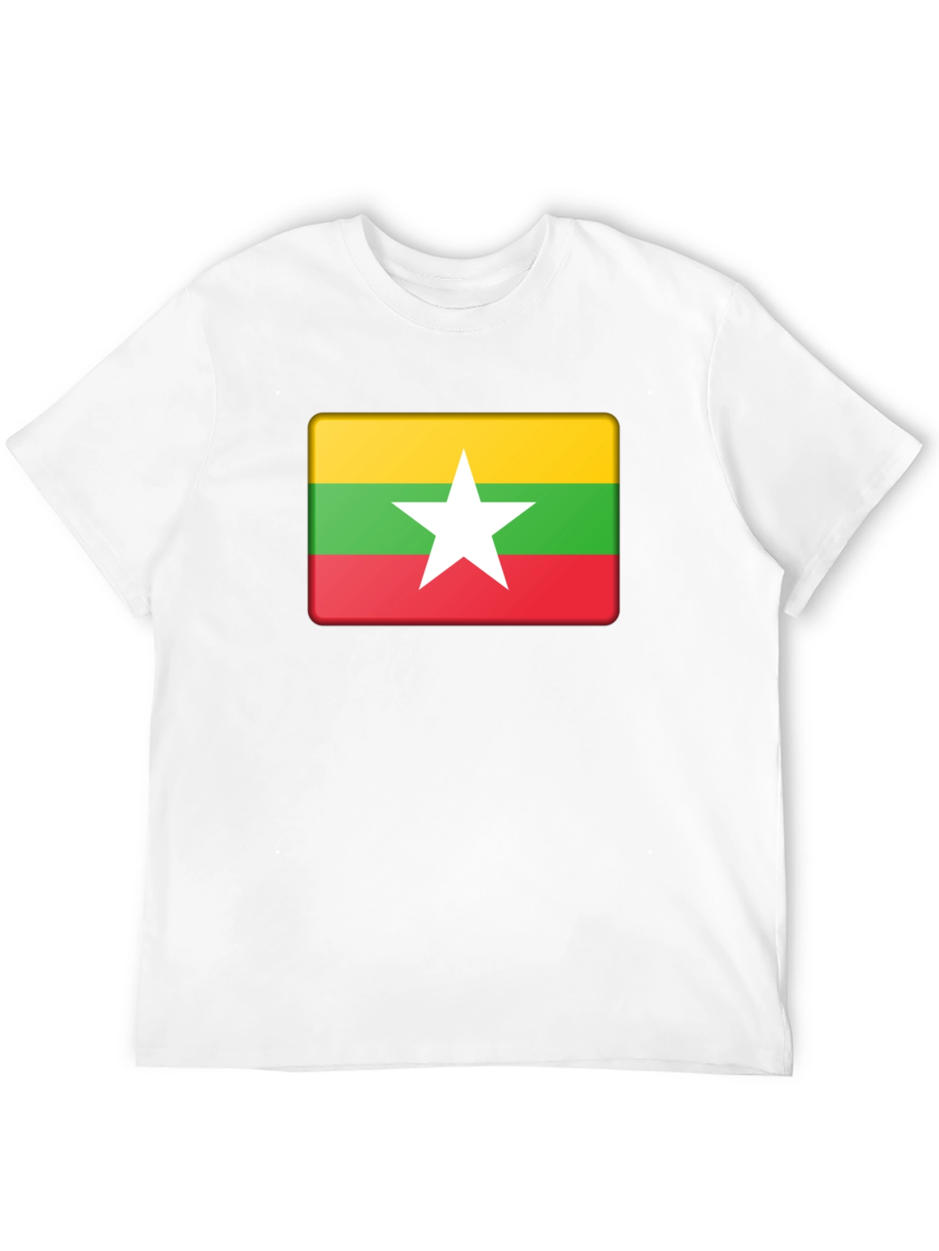 Black Myanmar Flag T-Shirt - Show Your Pride! view 12