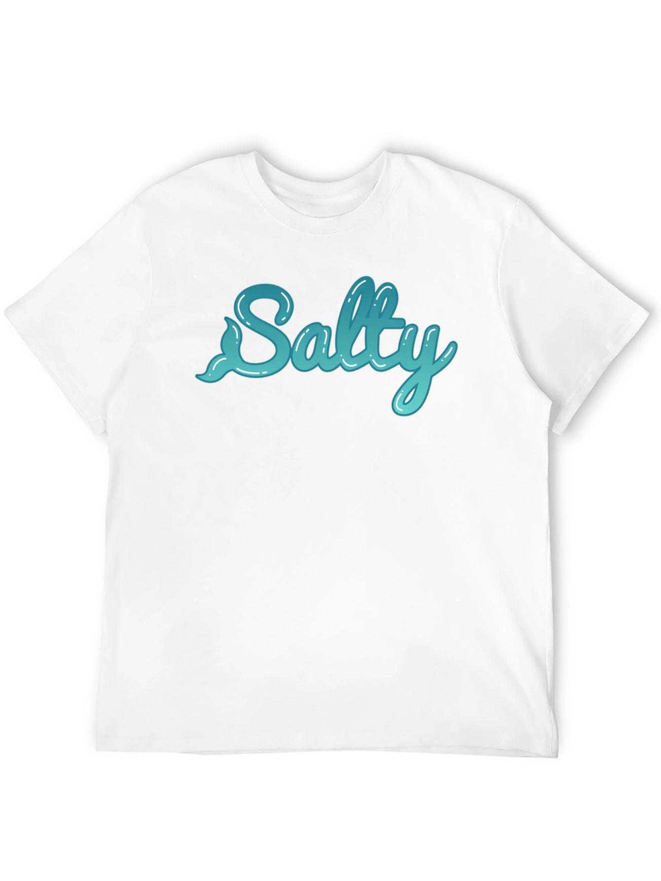 Black Salty Graphic T-Shirt - Unisex Black Tee view 12
