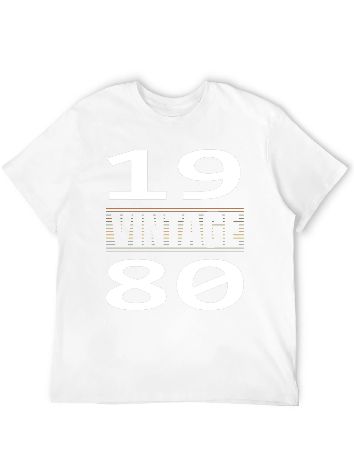 Black Vintage 1980 Black T-Shirt view 12