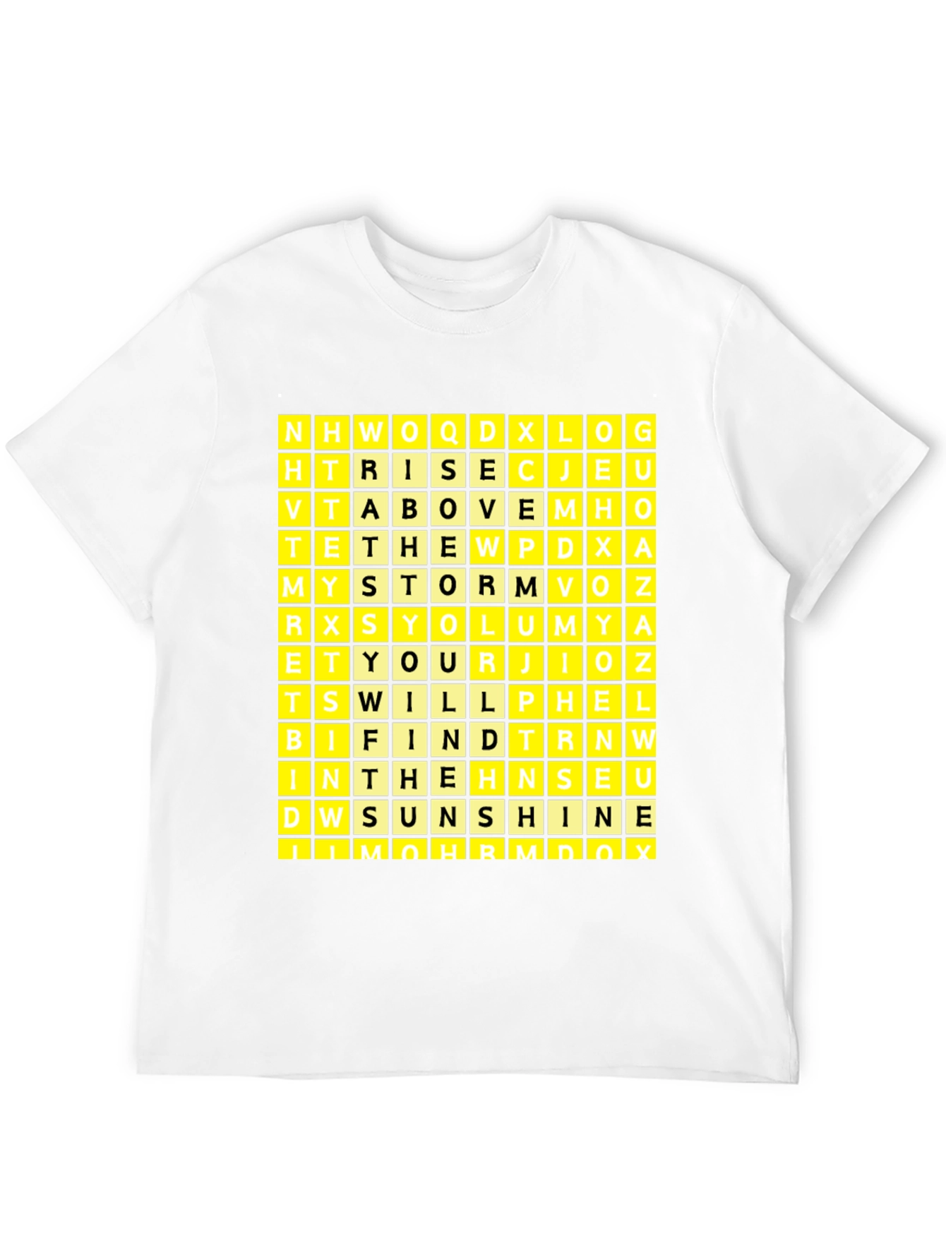 Word Search Puzzle Graphic T-Shirt - 12