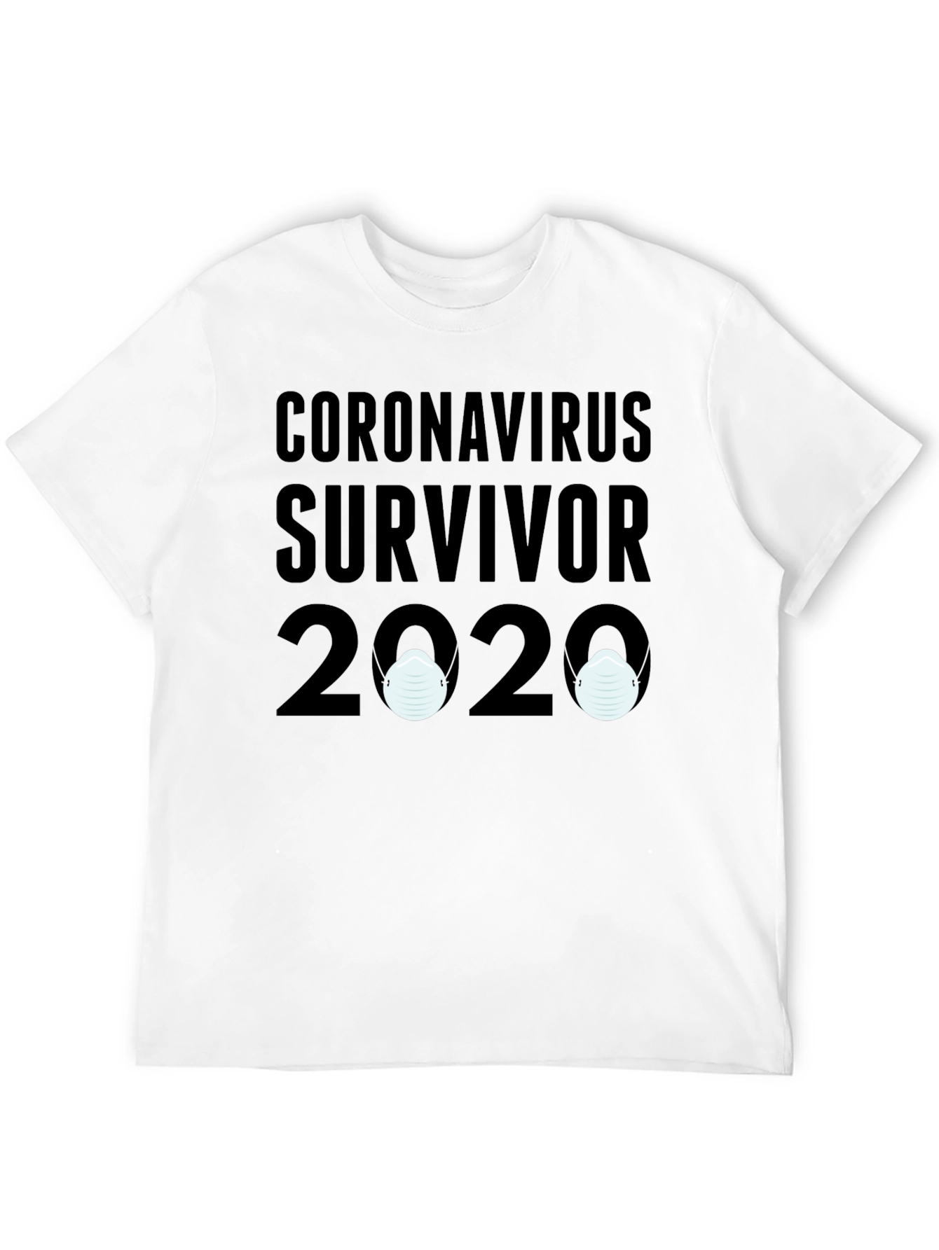 Black Coronavirus Survivor 2020 T-Shirt view 12