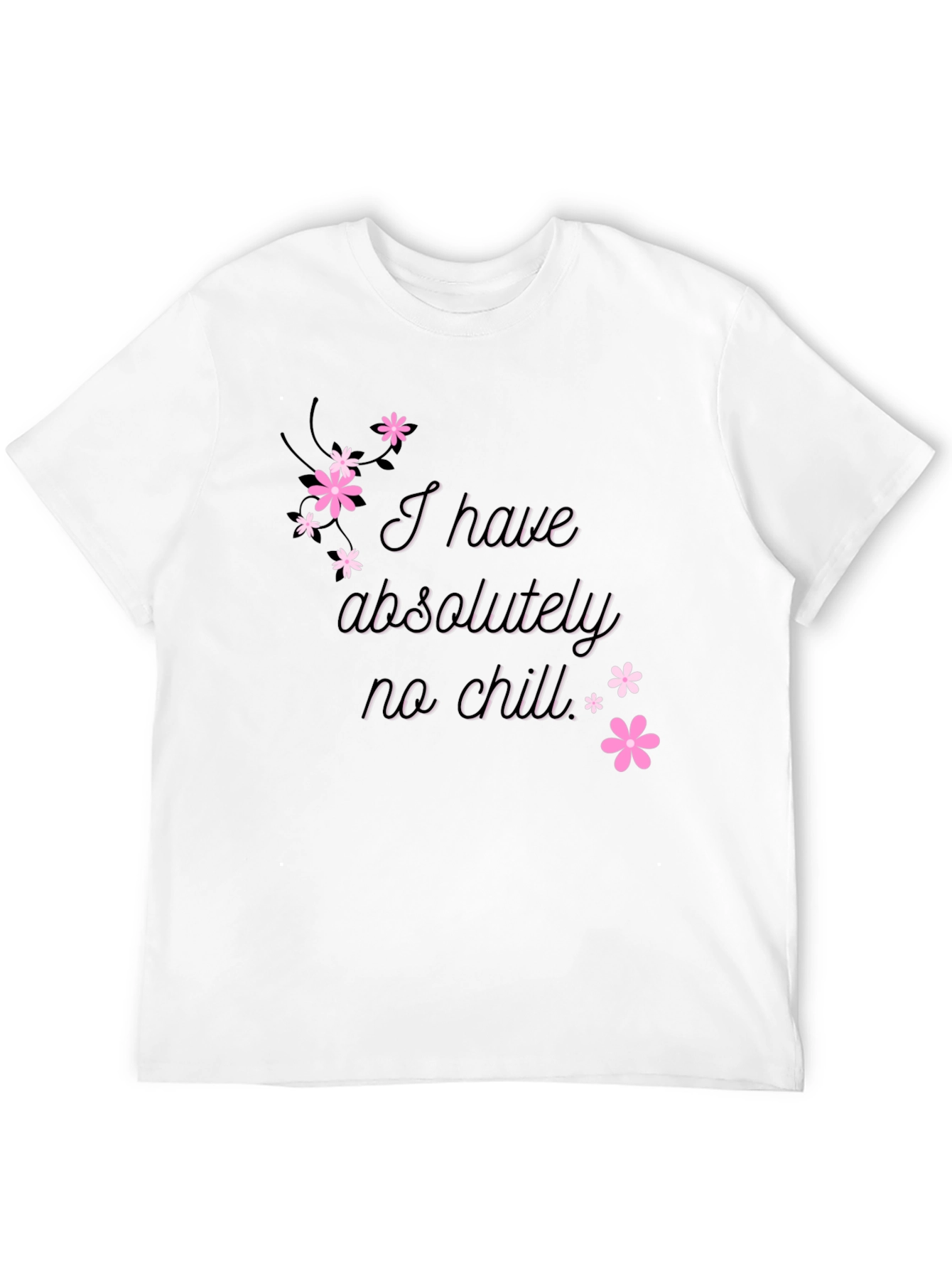 Black No Chill Graphic T-Shirt view 12