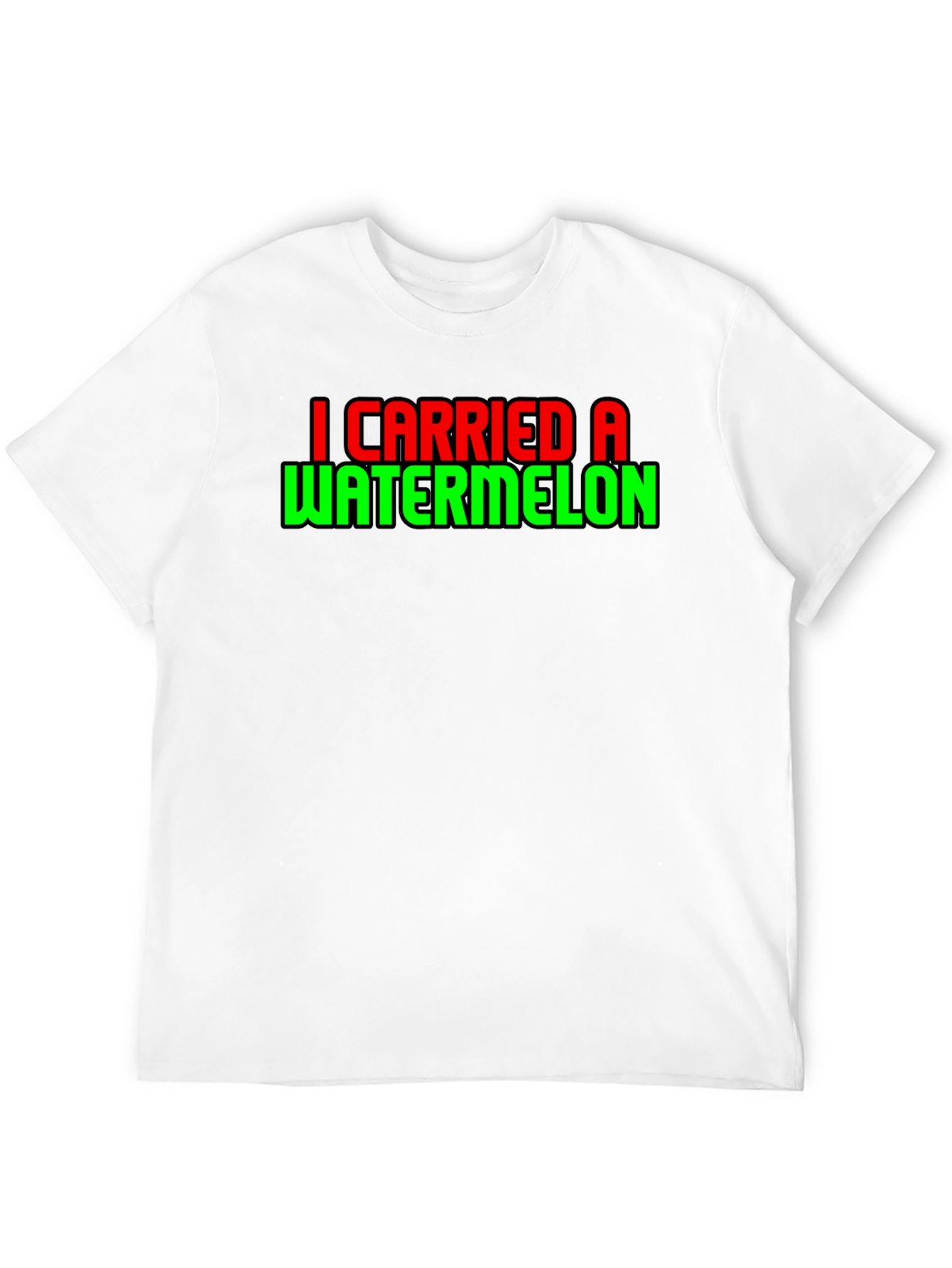 Black I Carried a Watermelon T-Shirt Funny Dance Movie Tee view 12