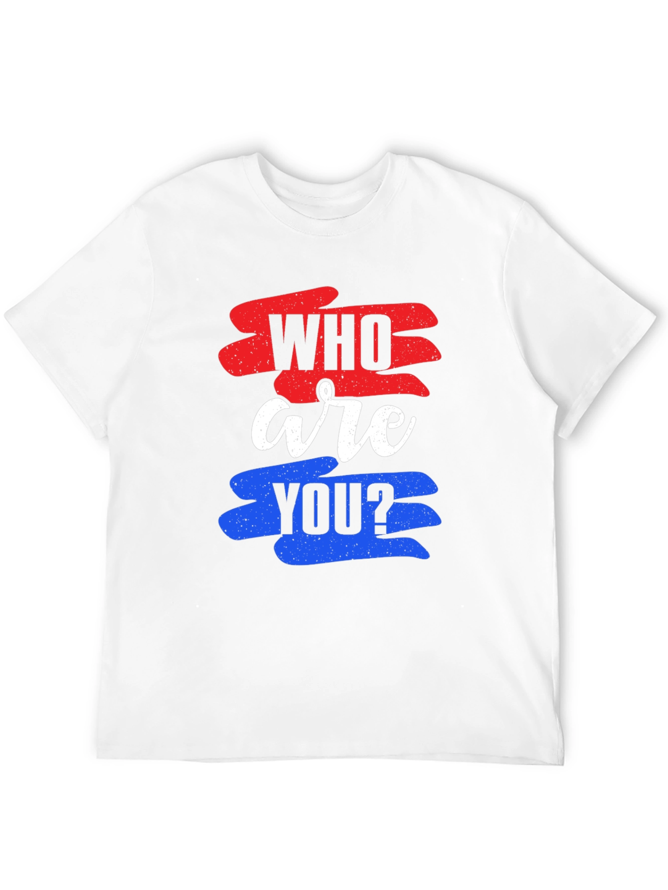 Black Who Are You Graphic Tee view 12