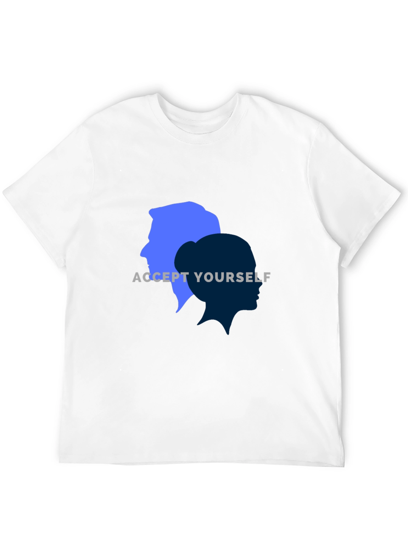 Black Accept Yourself Unisex T-Shirt view 12