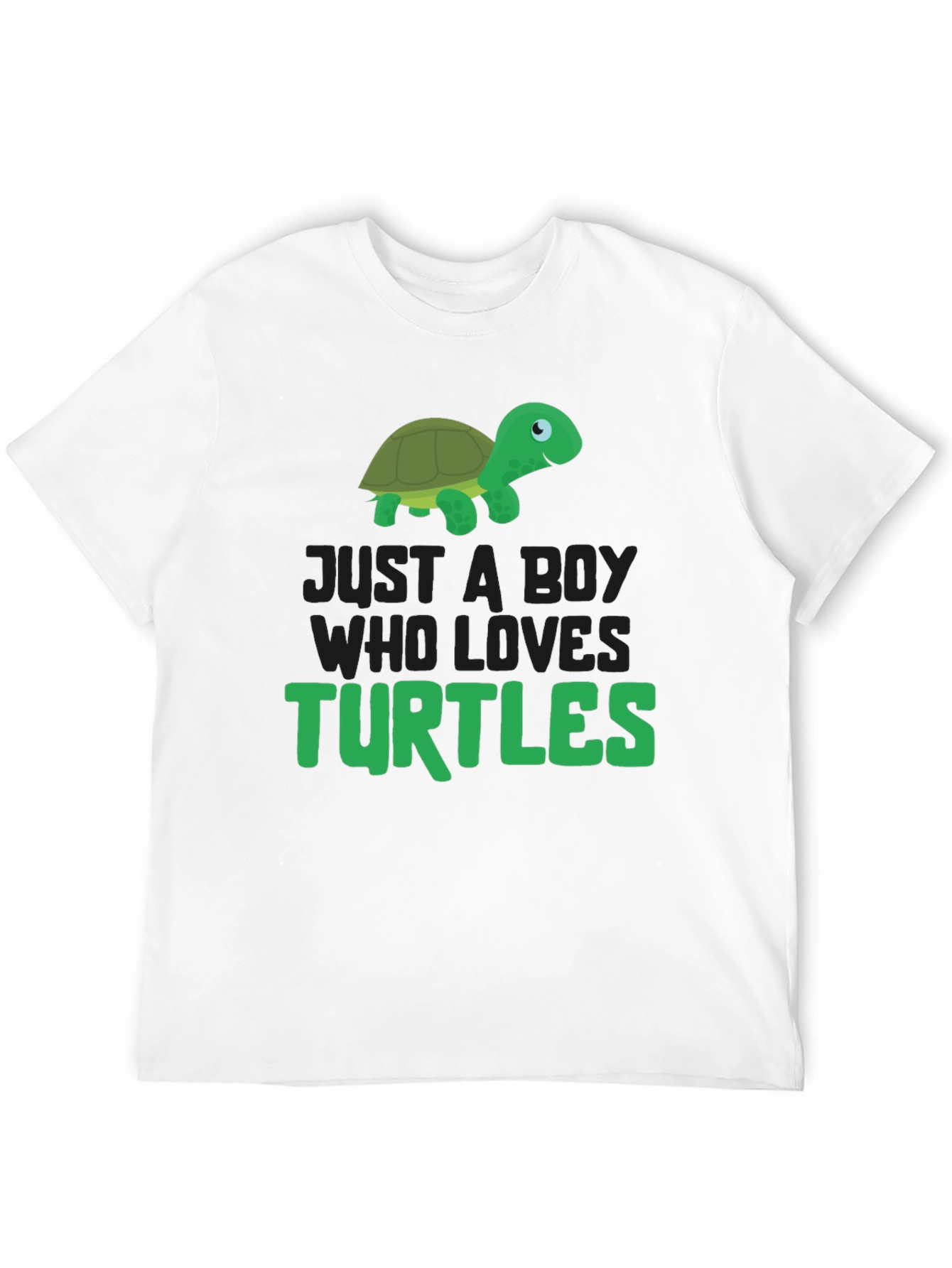 Black Boy Who Loves Turtles T-Shirt view 12