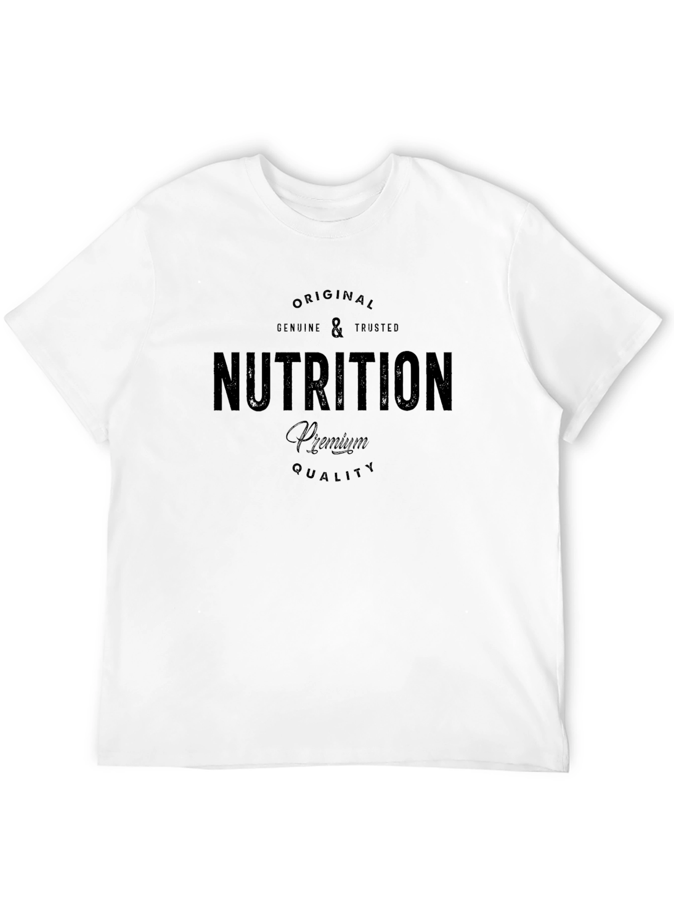 Black Nutrition Premium Quality Black T-Shirt view 12