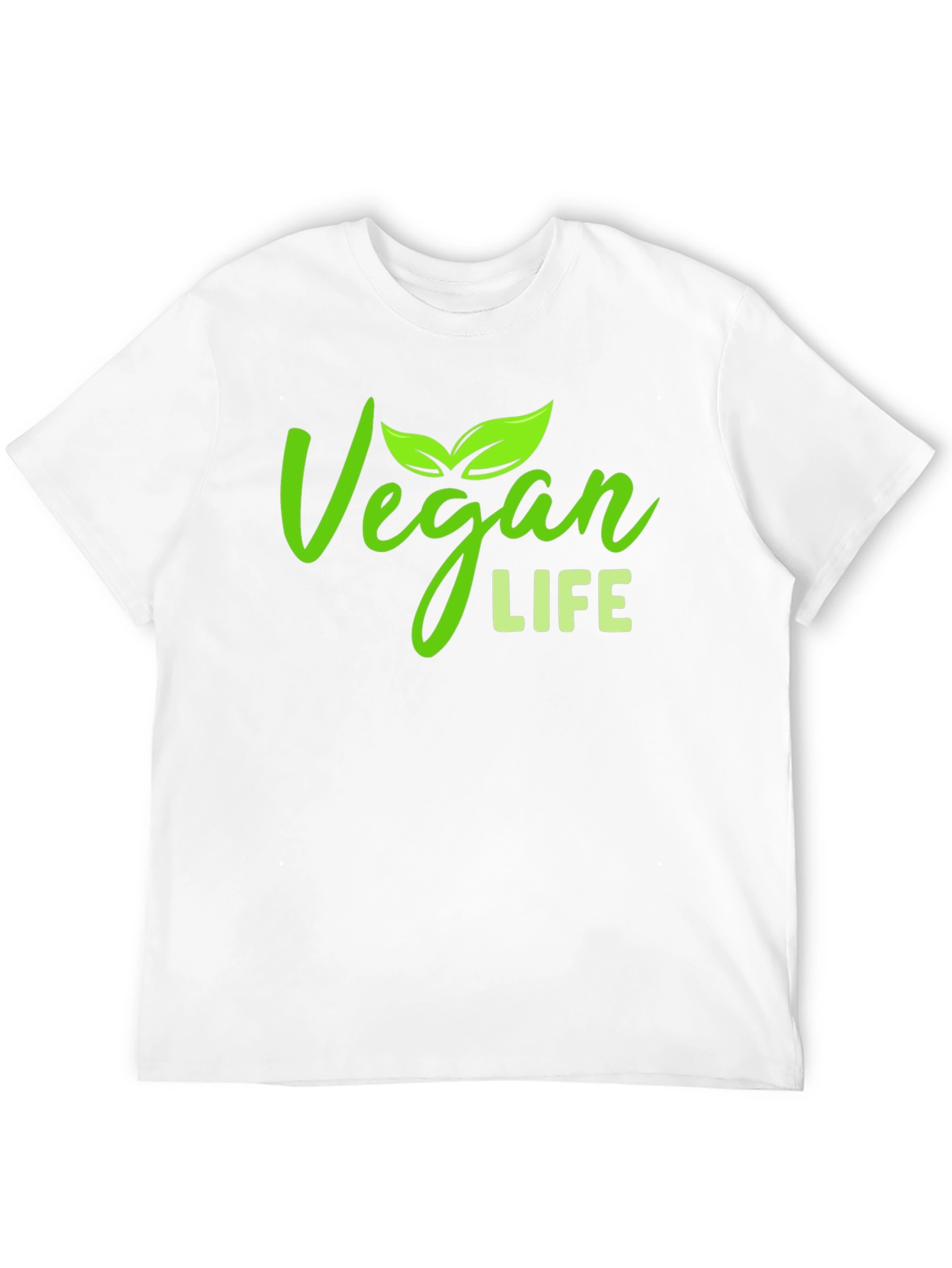 Vegan Life Graphic T-Shirt - Black - 12