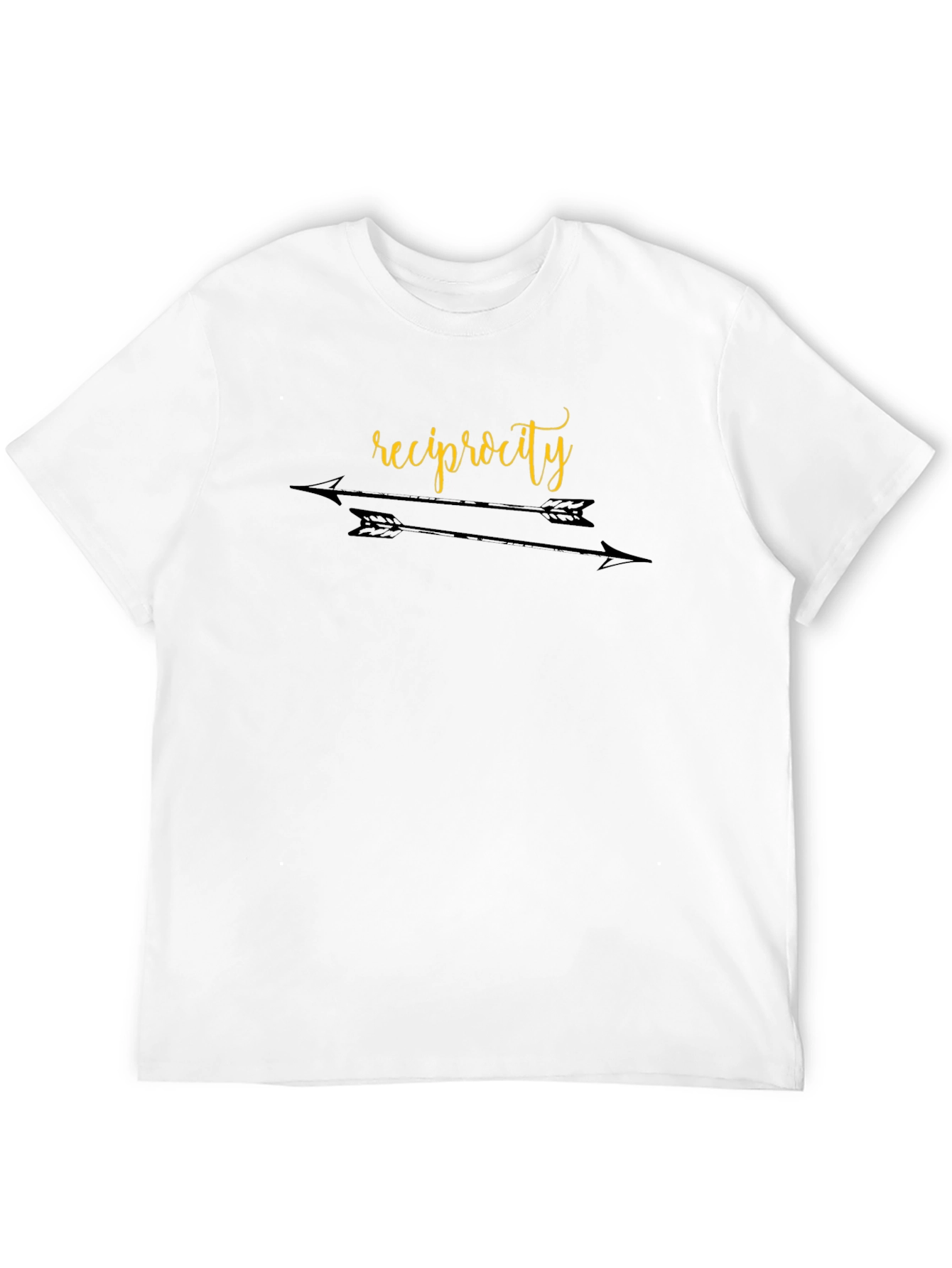 Black Reciprocity Graphic Print Black T-Shirt view 12