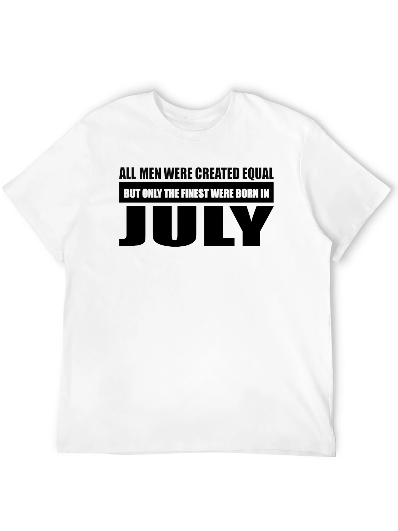 Black Finest Born in July T-Shirt view 12