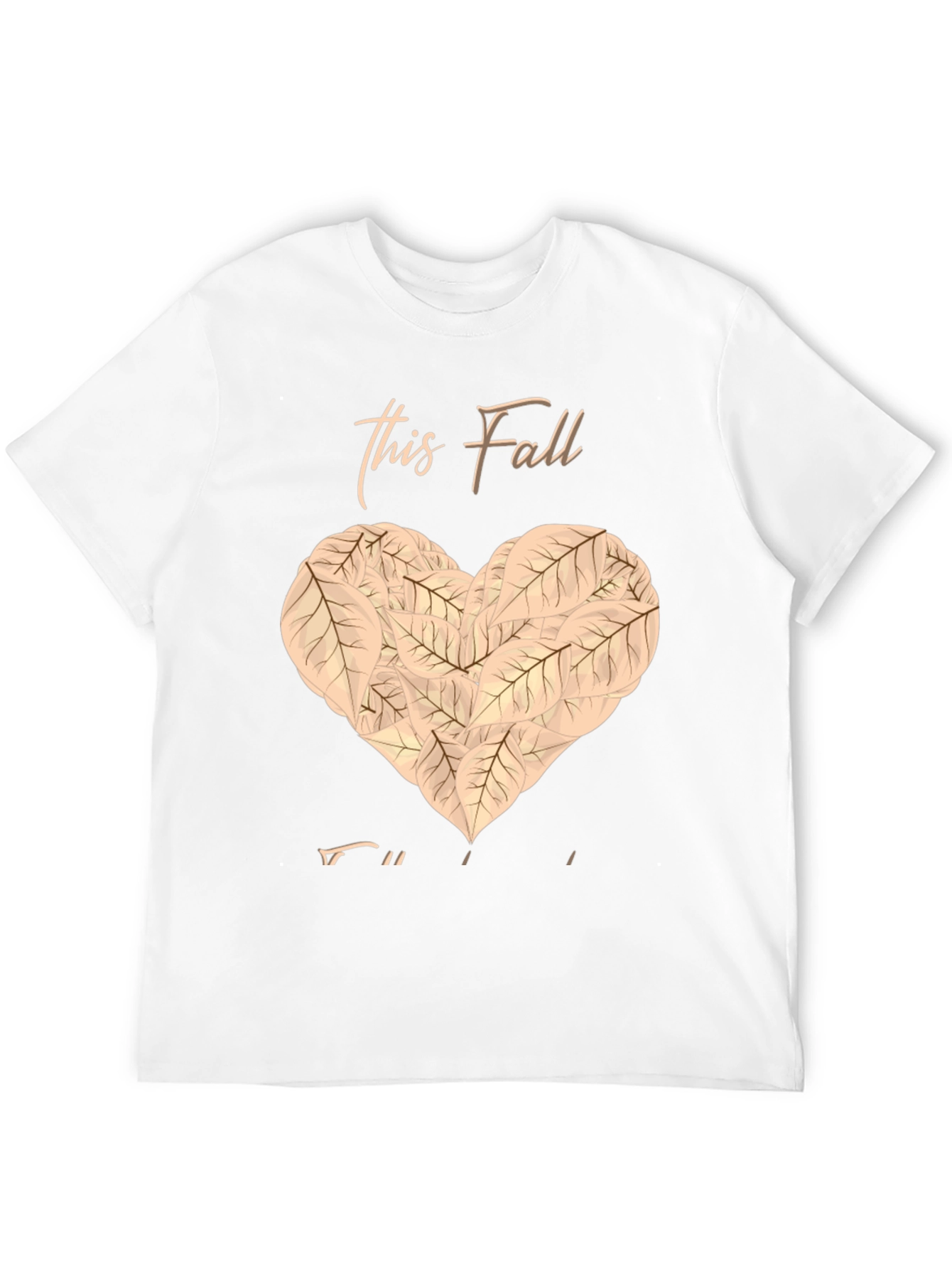 Black Fall in Love T-Shirt view 12