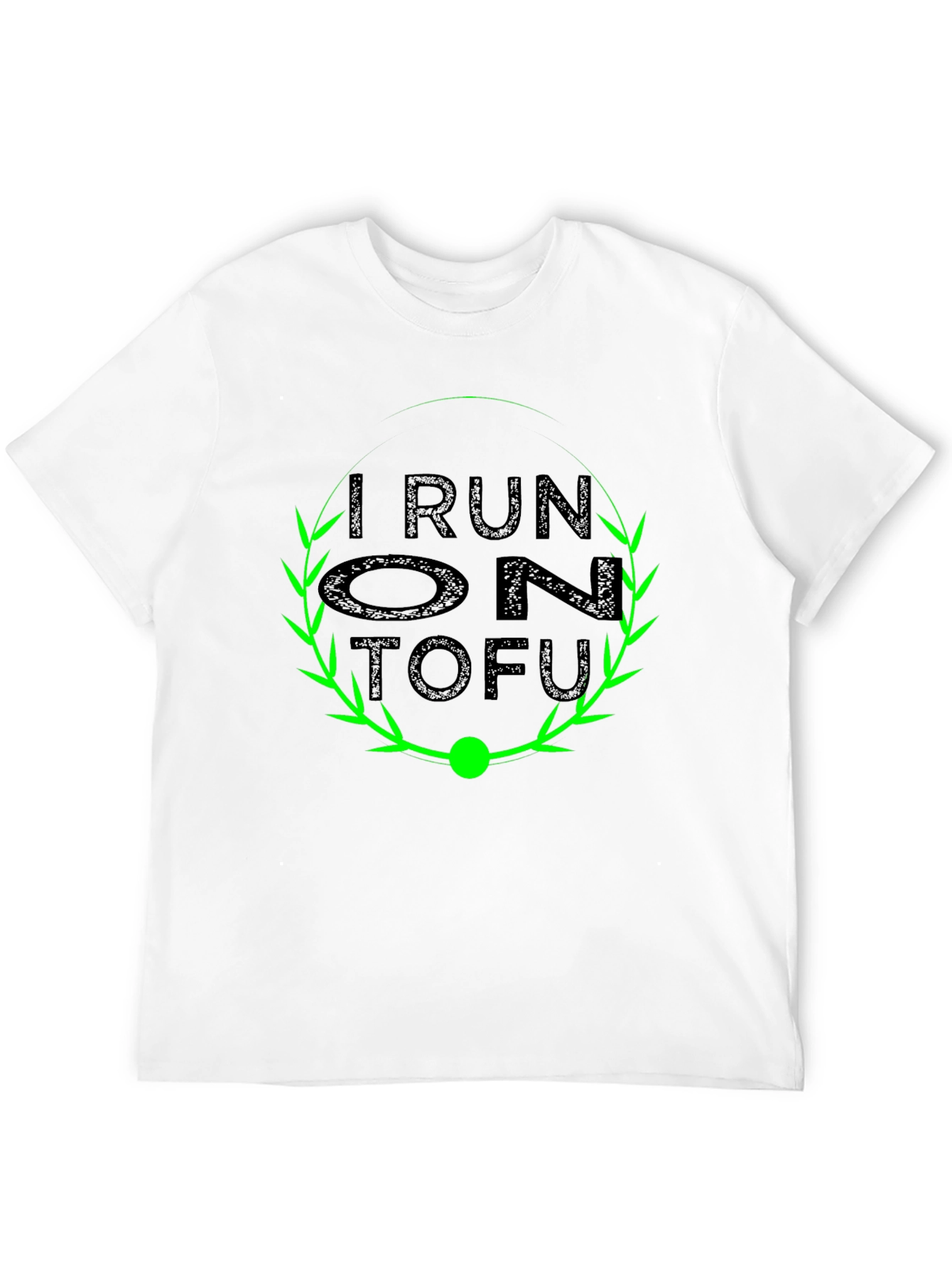 I Run On Tofu Graphic Tee - Vegan Friendly Shirt - 12