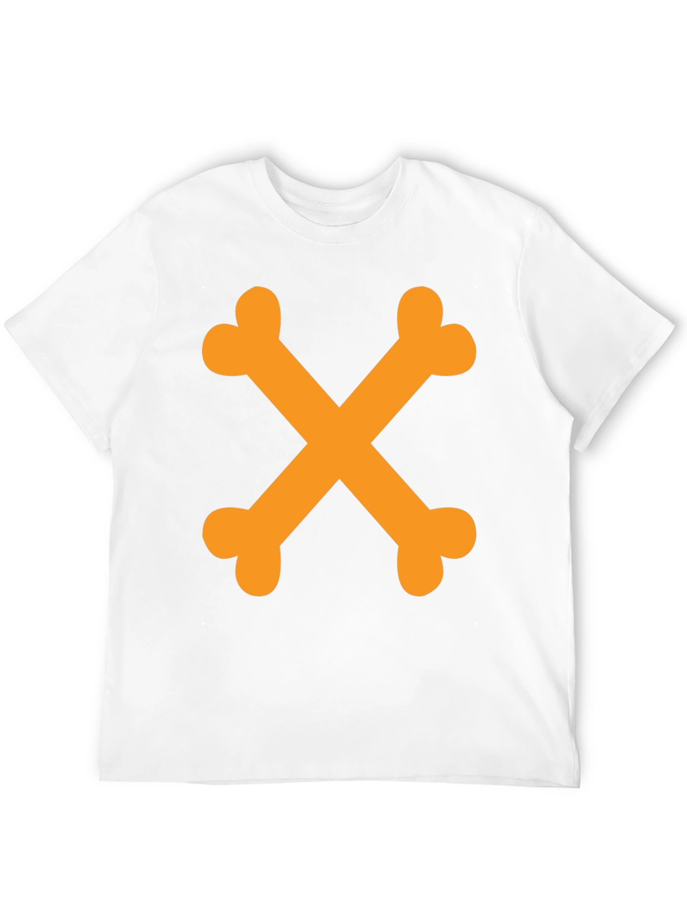 Black Crossbones Graphic Tee - Black Cotton Casual view 12