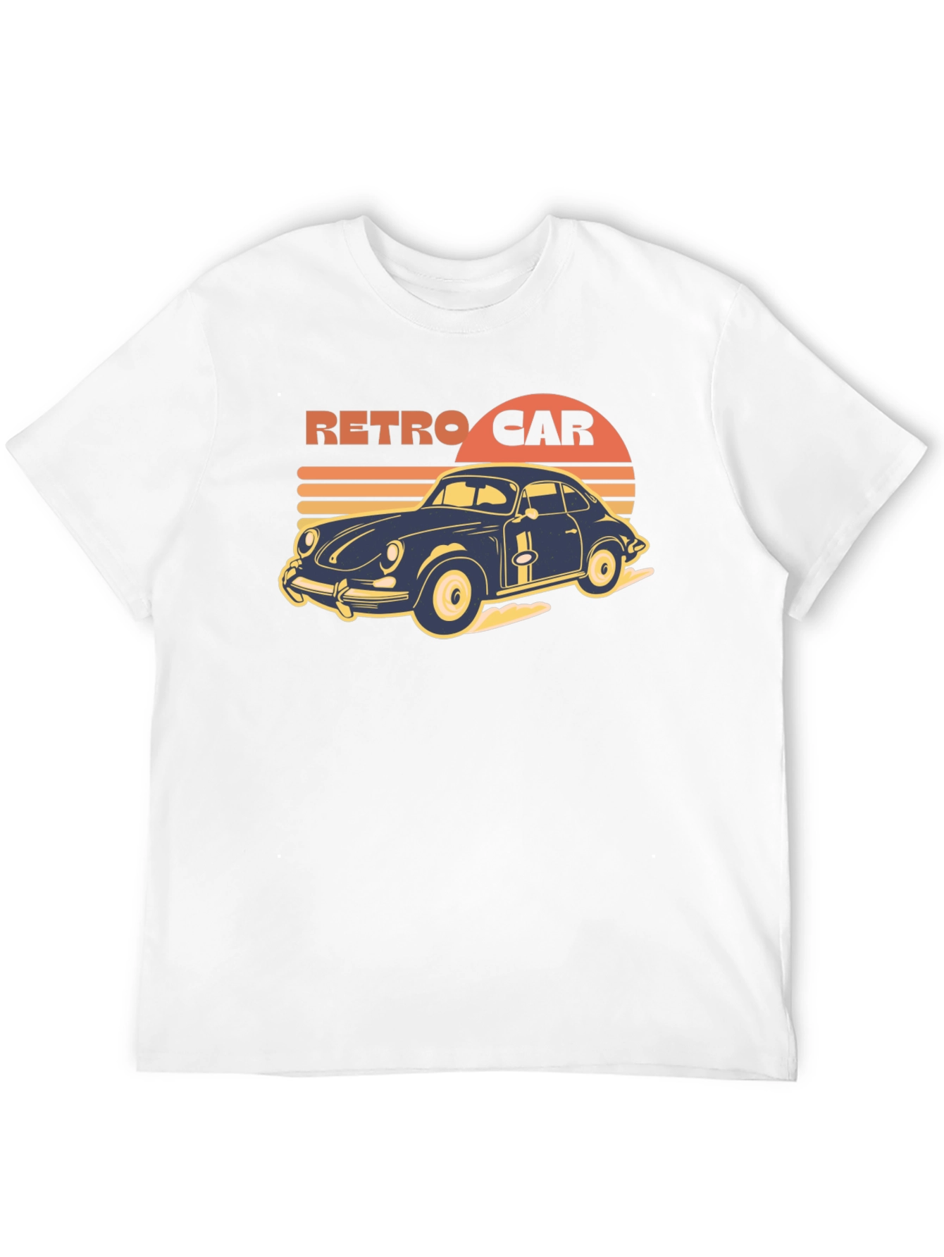 Retro Car Graphic Tee - Vintage Style T-Shirt - 12