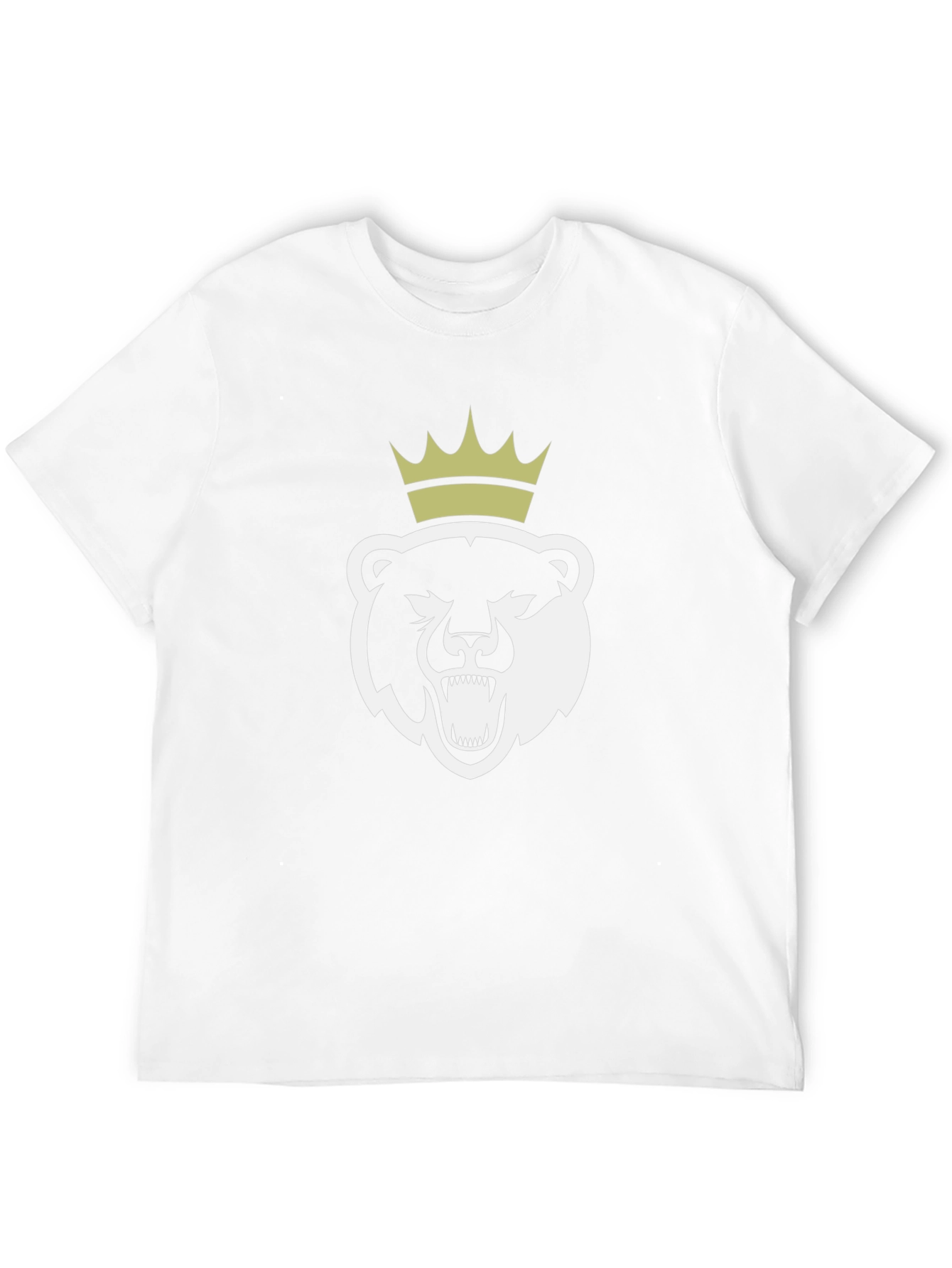 Black King Bear Graphic Tee - Black Cotton Blend view 12