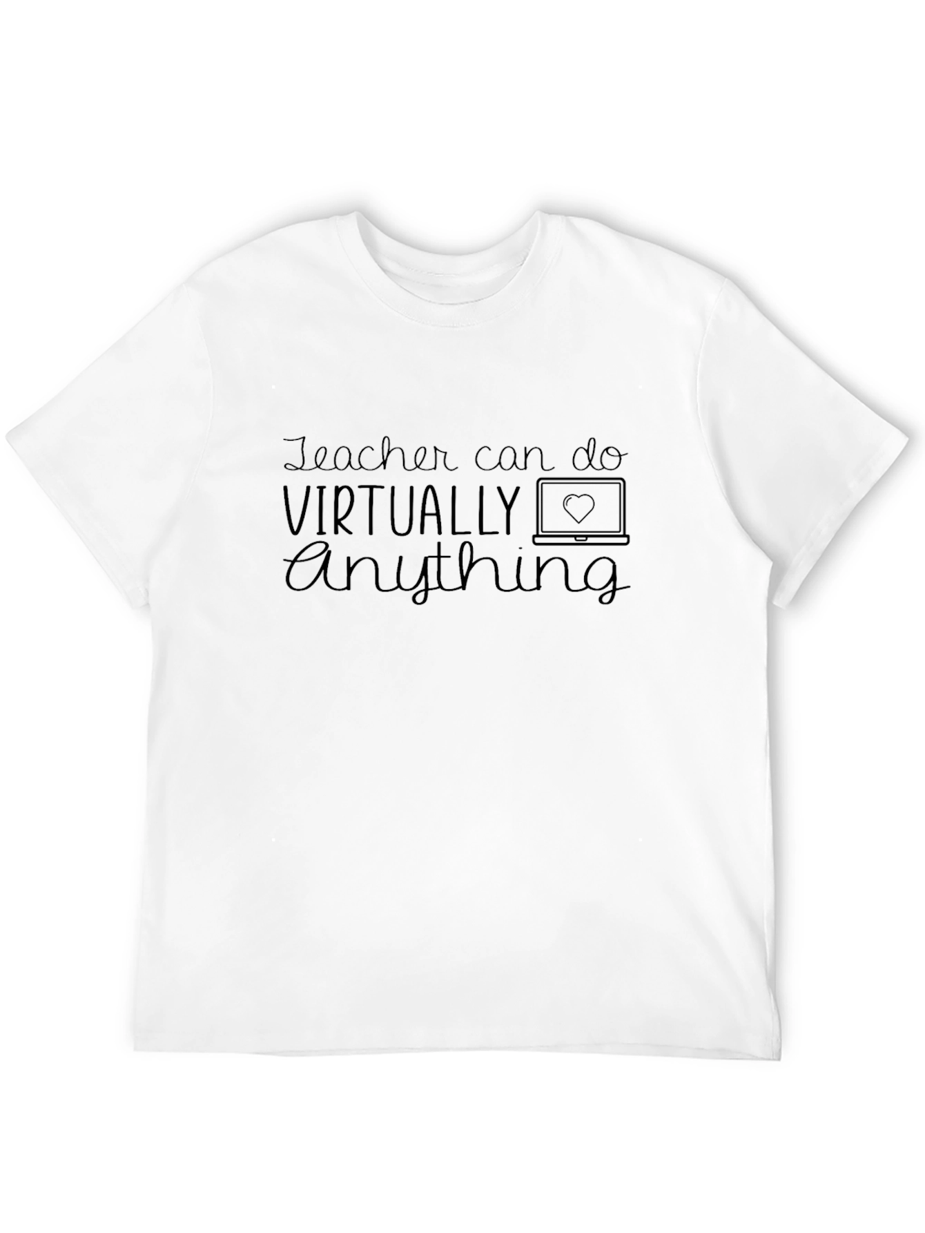 Black Teacher Can Do Virtually Anything Graphic Tee view 12