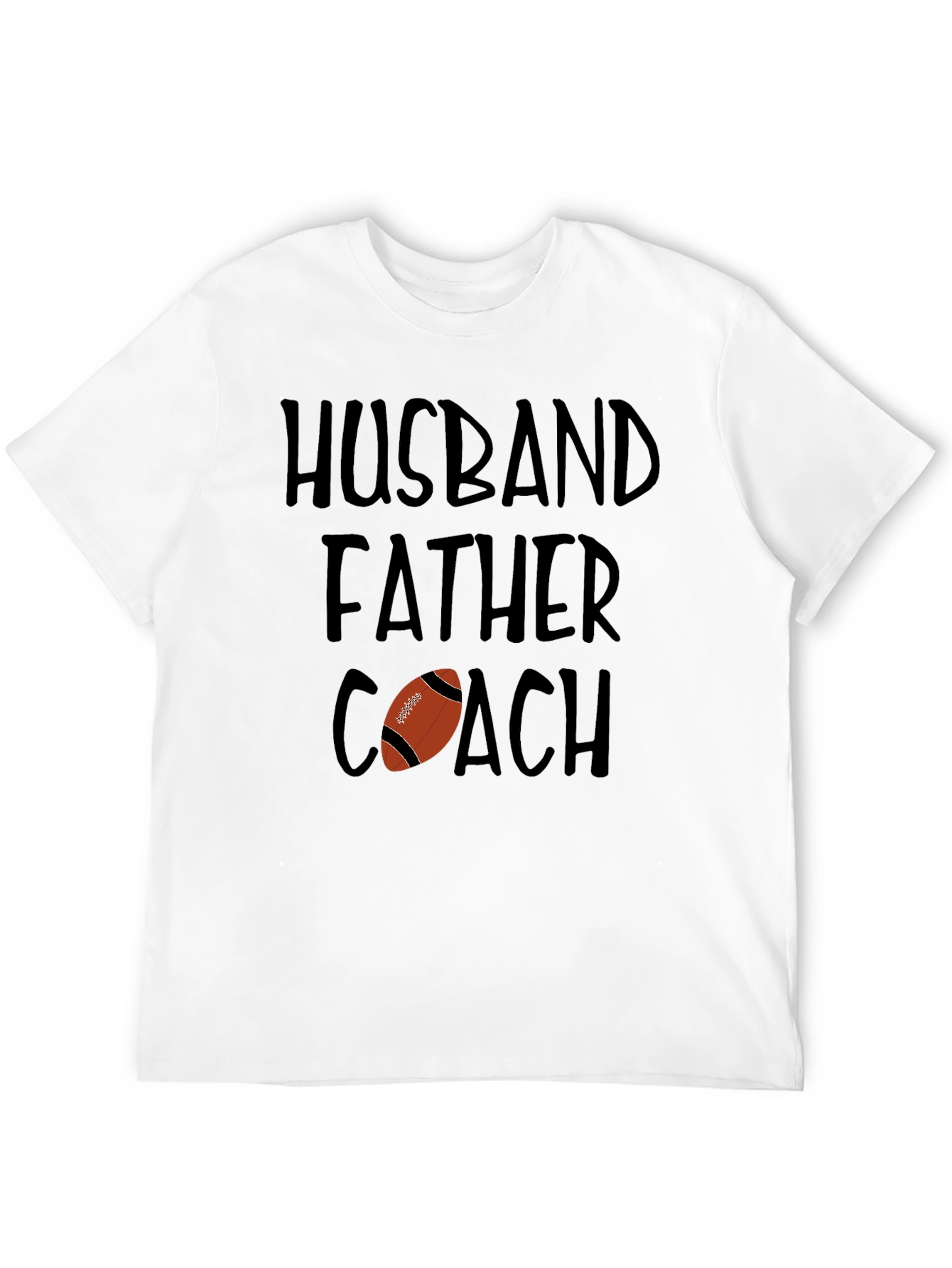 Black Husband Father Coach Graphic T-Shirt view 12