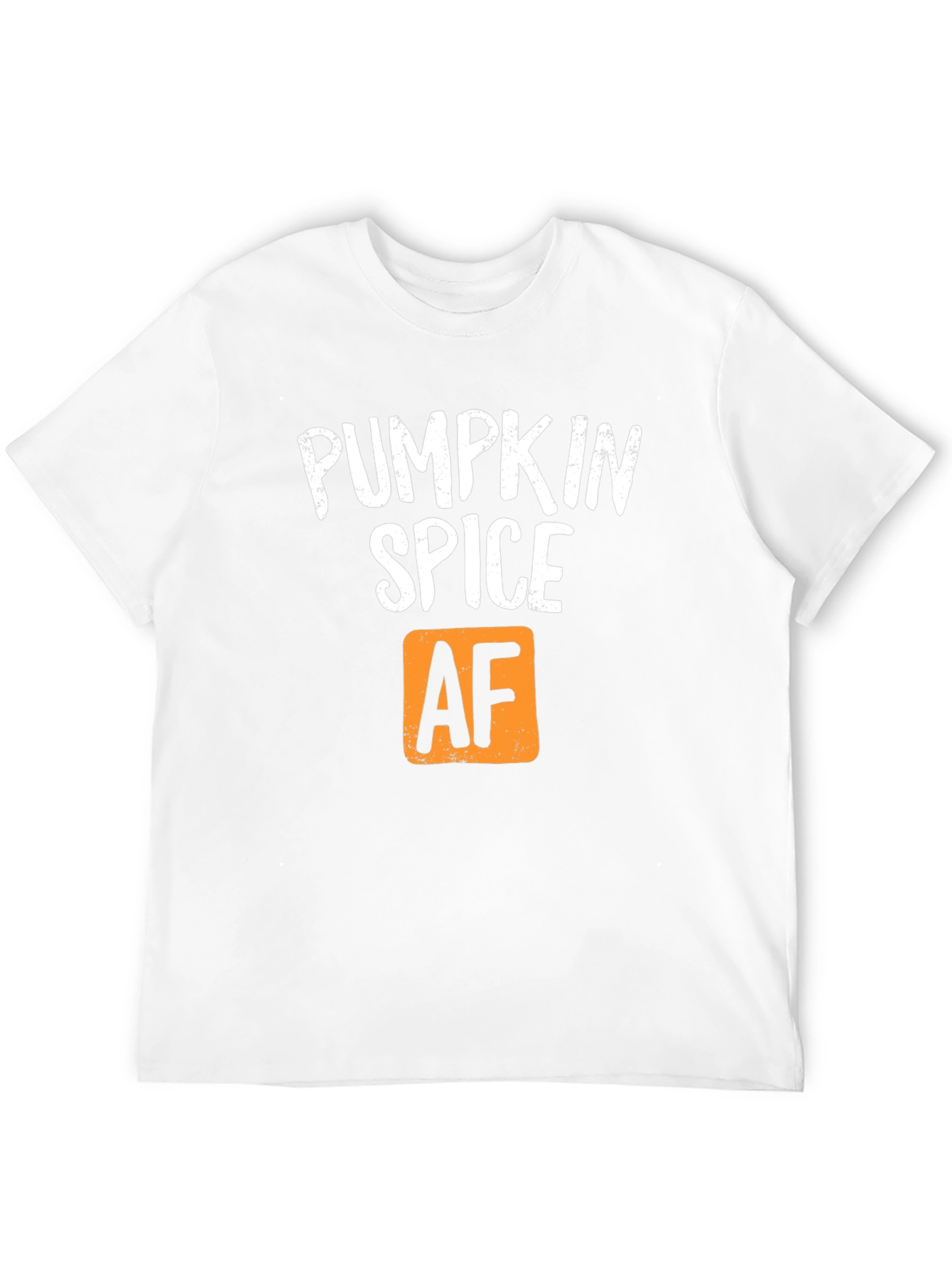 Black Pumpkin Spice AF T-Shirt - Fall Season Apparel view 12