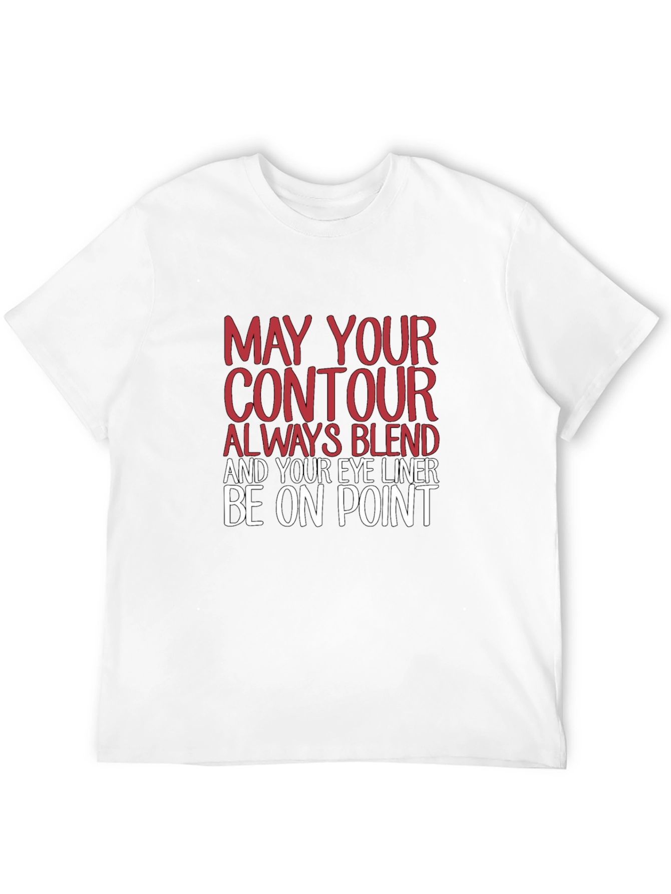 Black Contour & Eyeliner T-Shirt: Blend on Point view 12