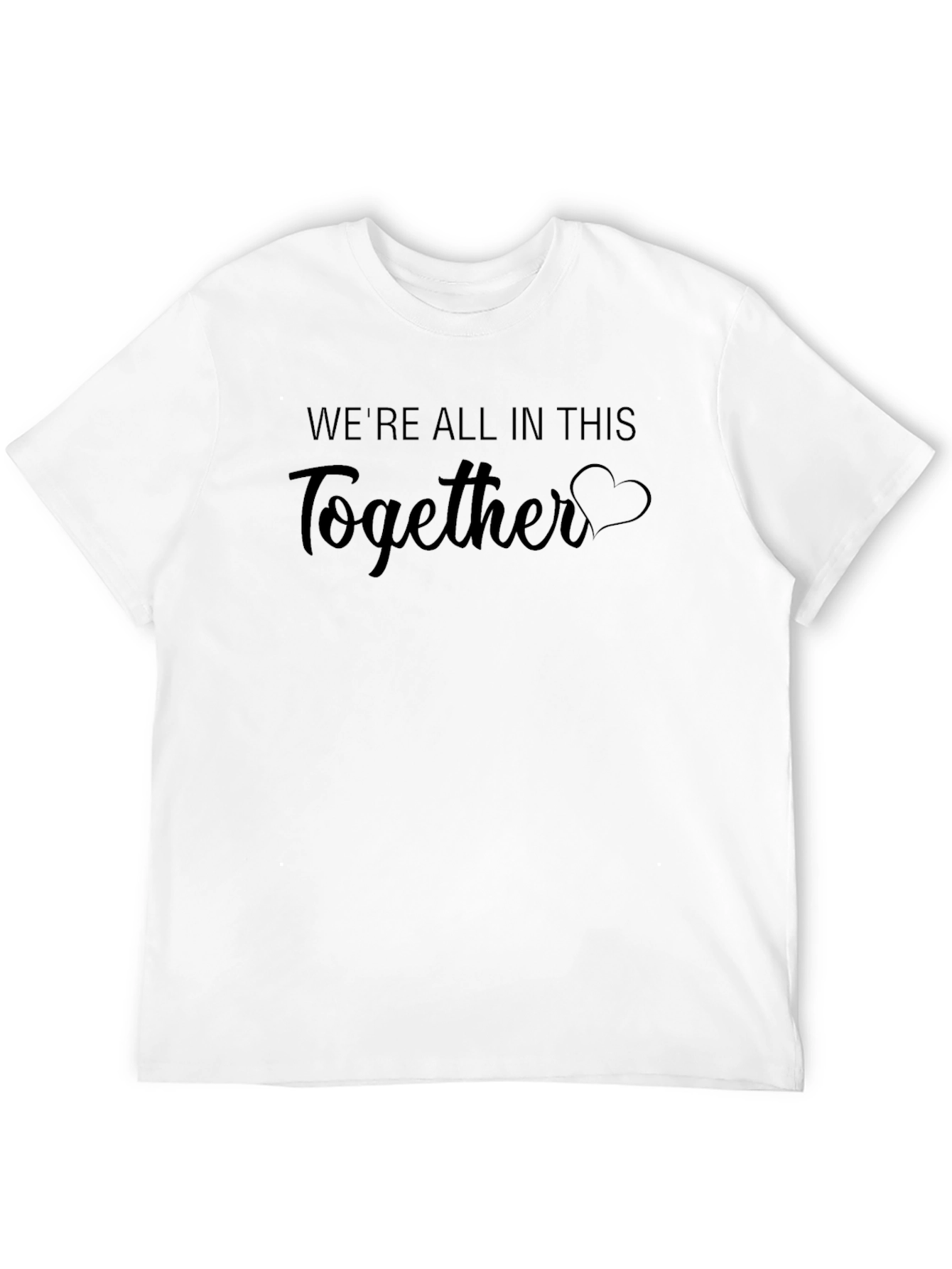 We're All In This Together Black Graphic Tee - 12