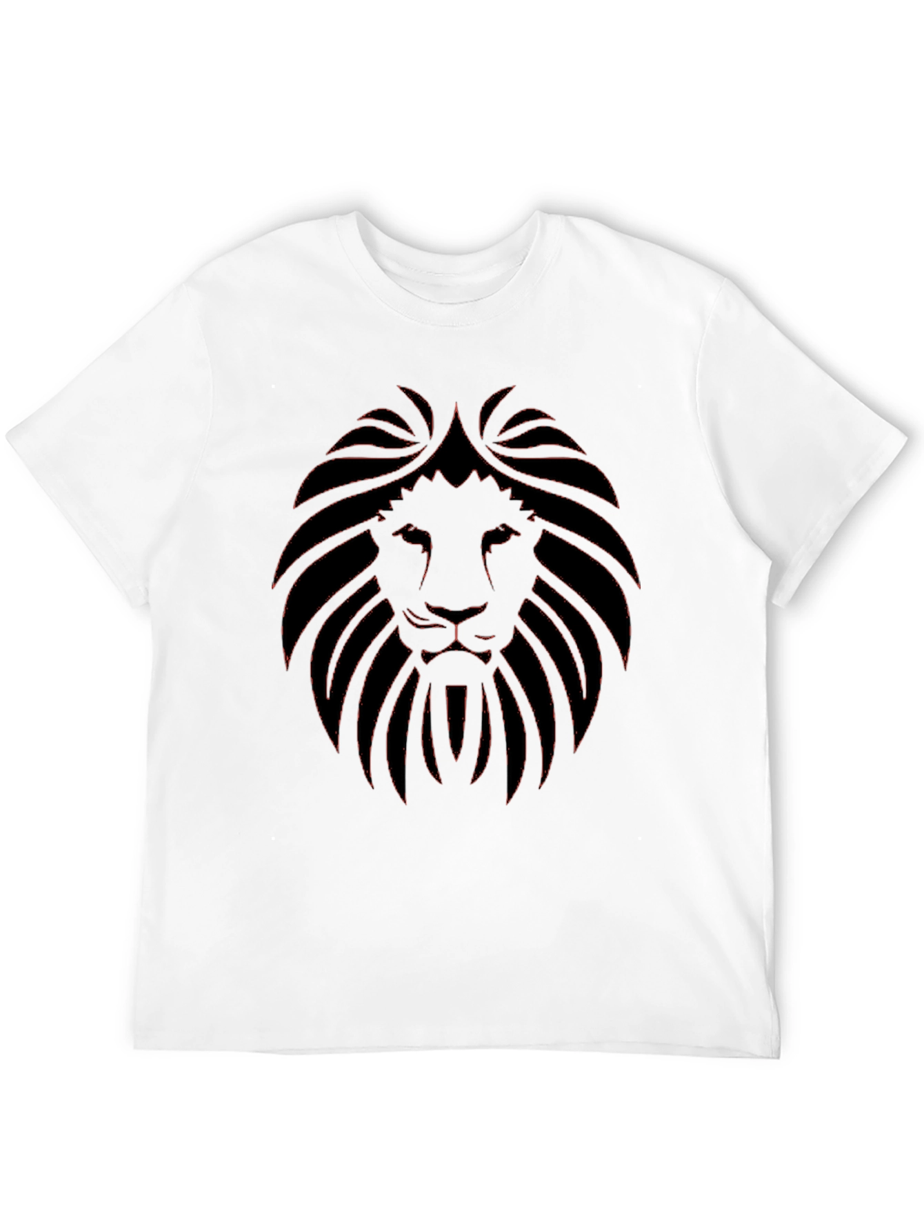 Black Lion Graphic Black T-Shirt - Bold & Stylish view 12