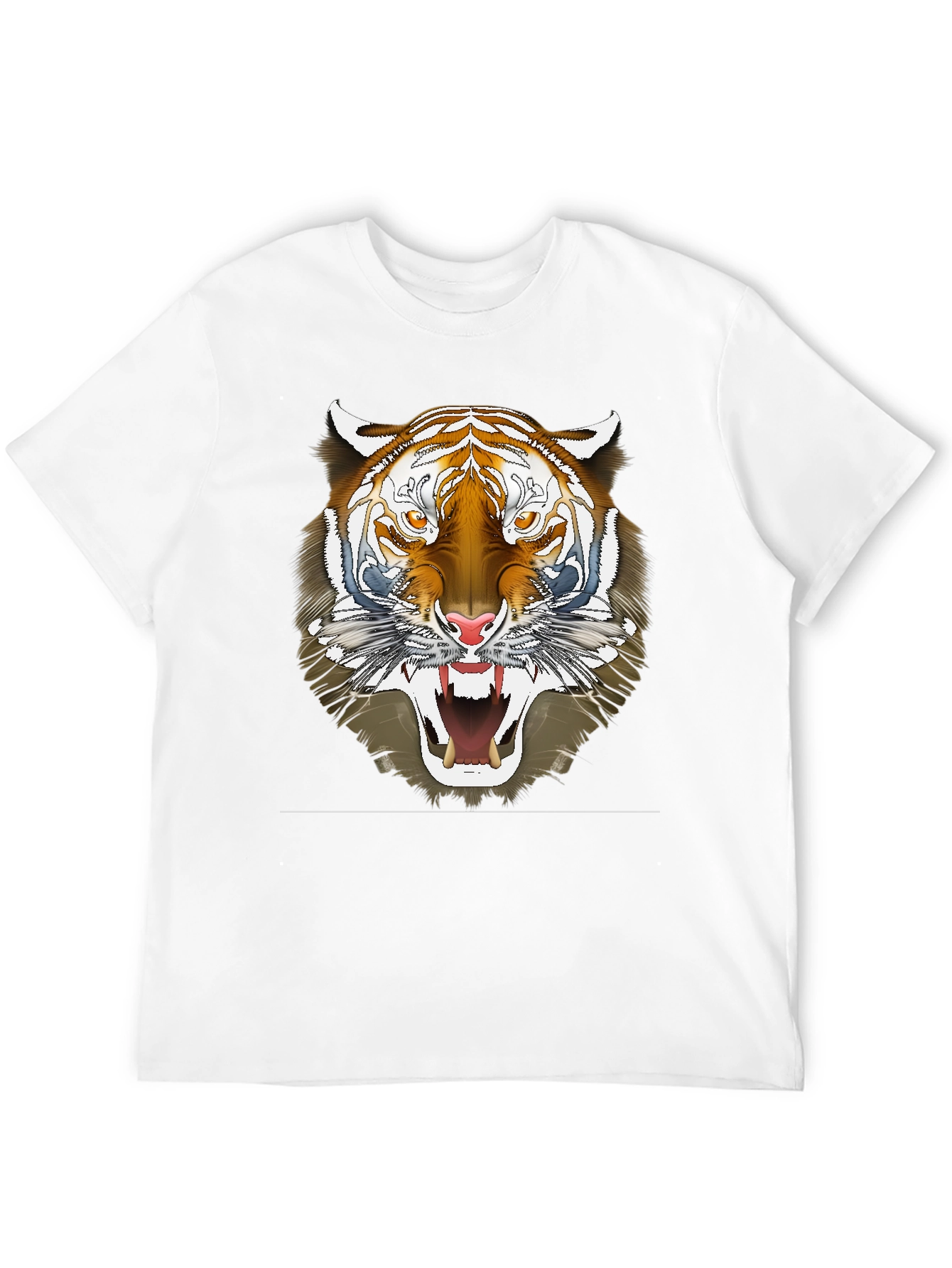 Black Black Tiger Graphic T-Shirt - Men's Fashion Tee view 12
